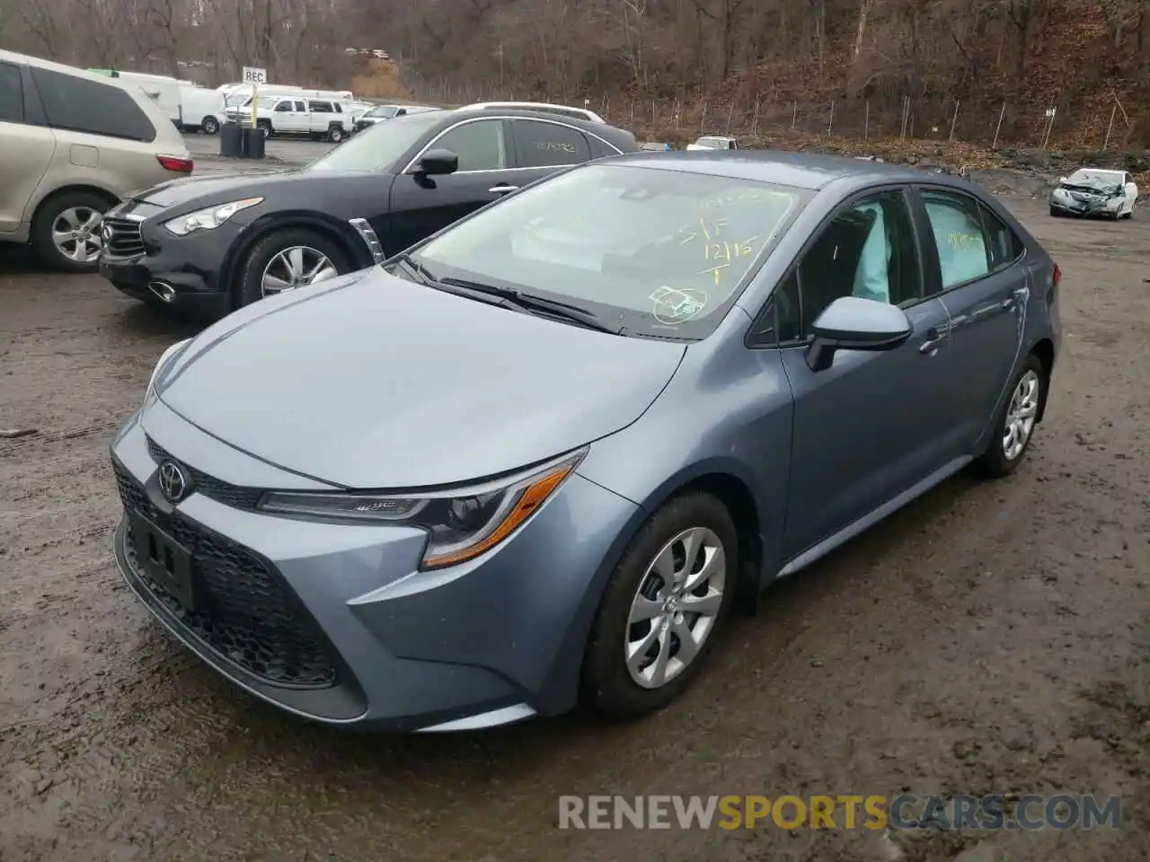 2 Photograph of a damaged car 5YFEPMAE8MP174350 TOYOTA COROLLA 2021