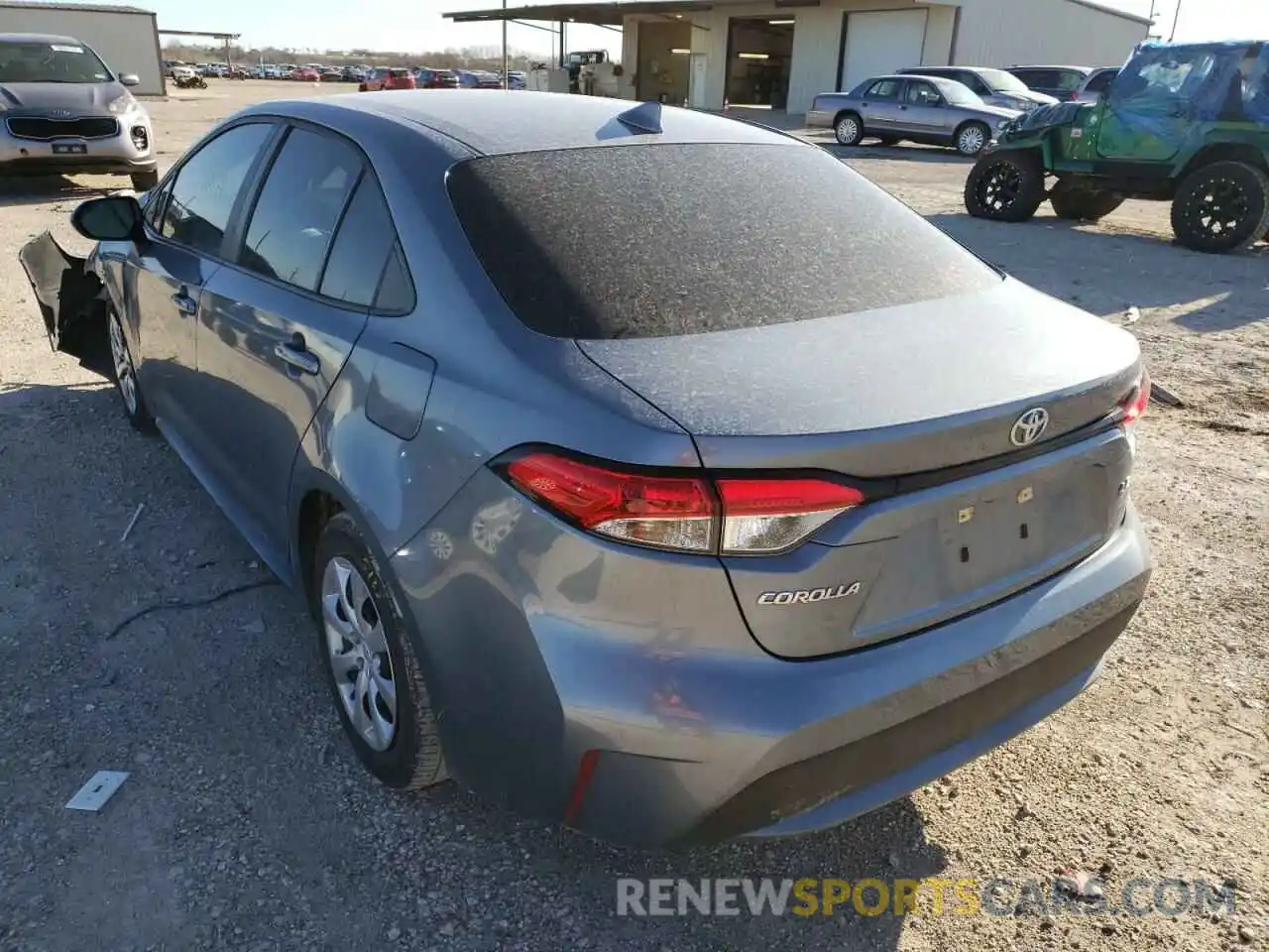 3 Photograph of a damaged car 5YFEPMAE8MP174512 TOYOTA COROLLA 2021