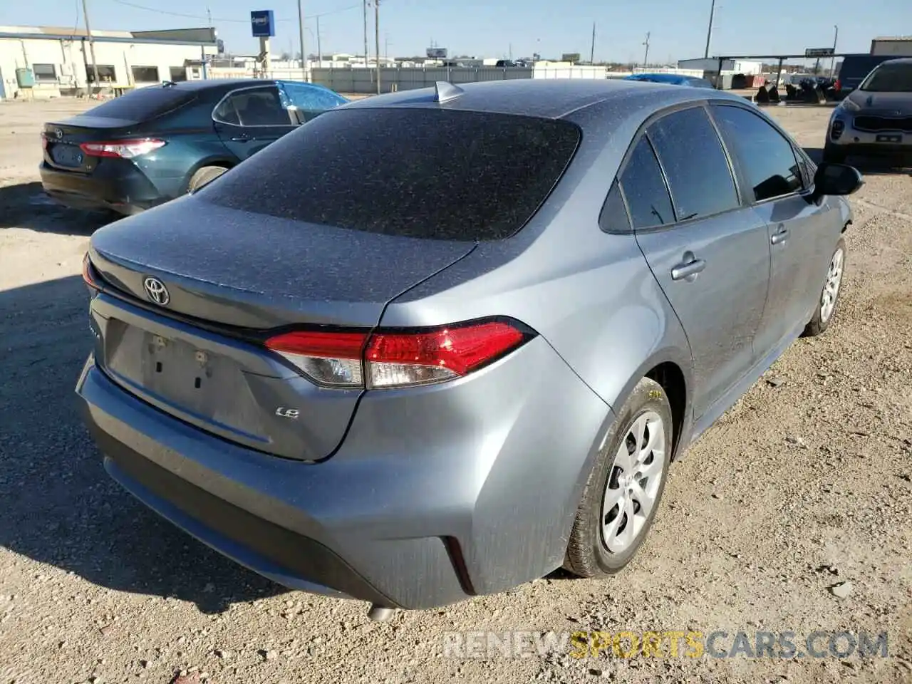 4 Photograph of a damaged car 5YFEPMAE8MP174512 TOYOTA COROLLA 2021