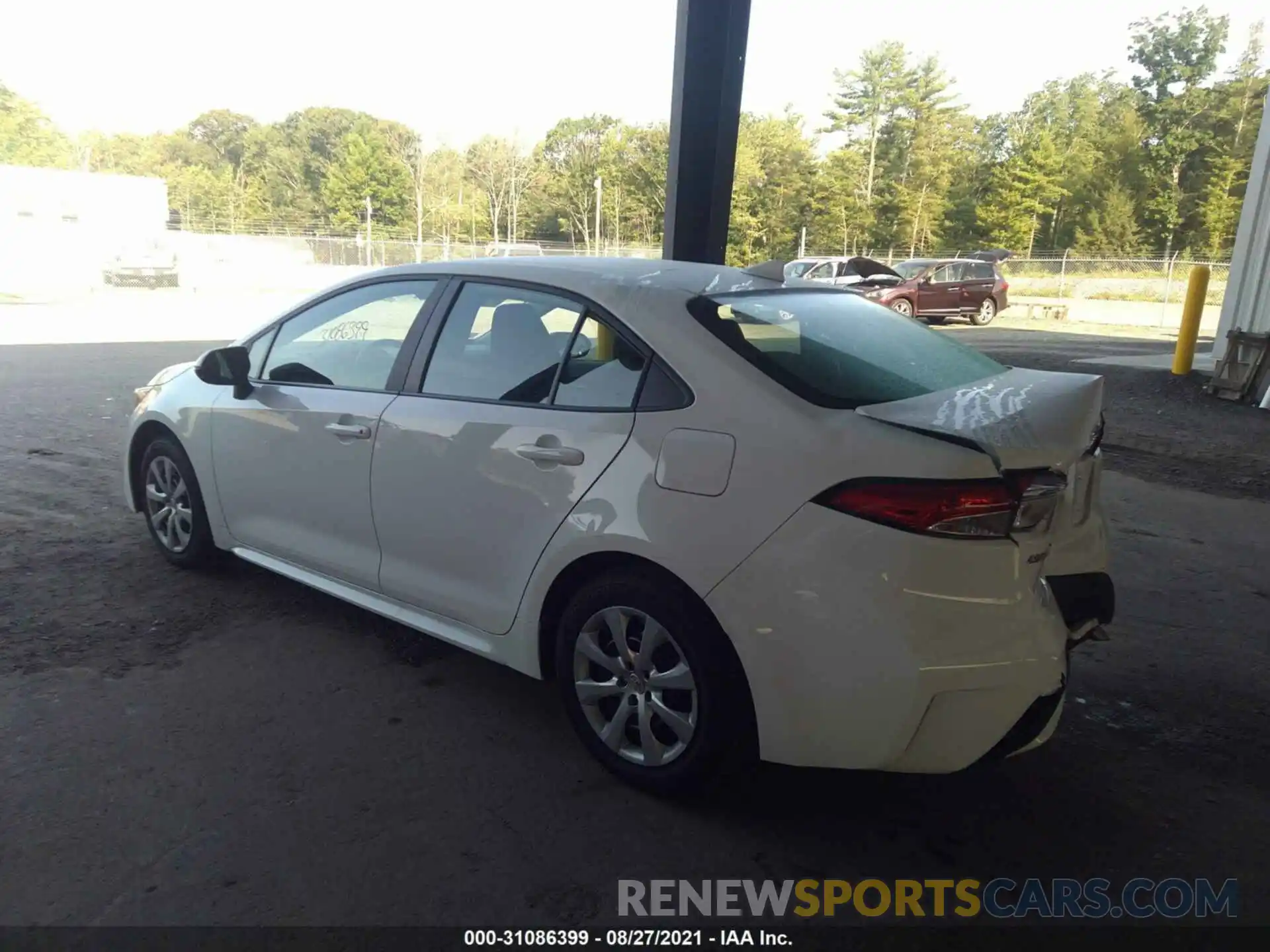 3 Photograph of a damaged car 5YFEPMAE8MP175546 TOYOTA COROLLA 2021