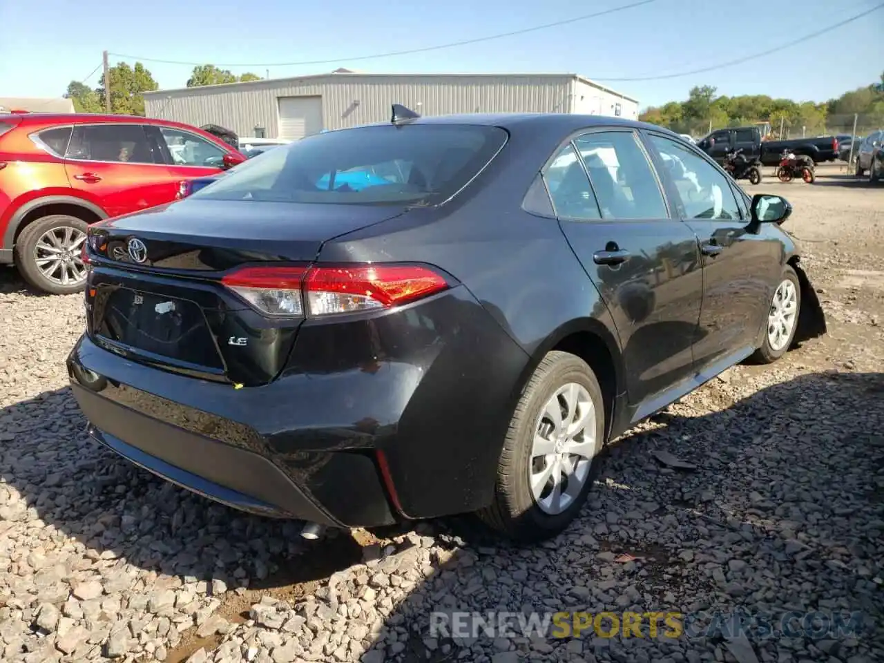 4 Photograph of a damaged car 5YFEPMAE8MP175563 TOYOTA COROLLA 2021