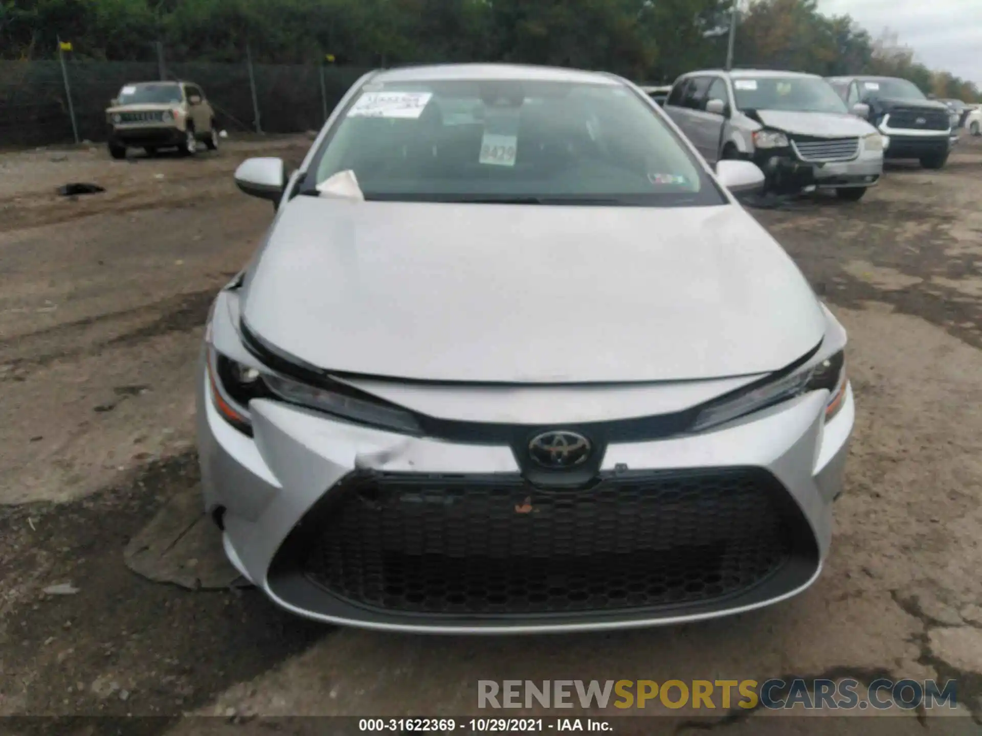 6 Photograph of a damaged car 5YFEPMAE8MP175837 TOYOTA COROLLA 2021