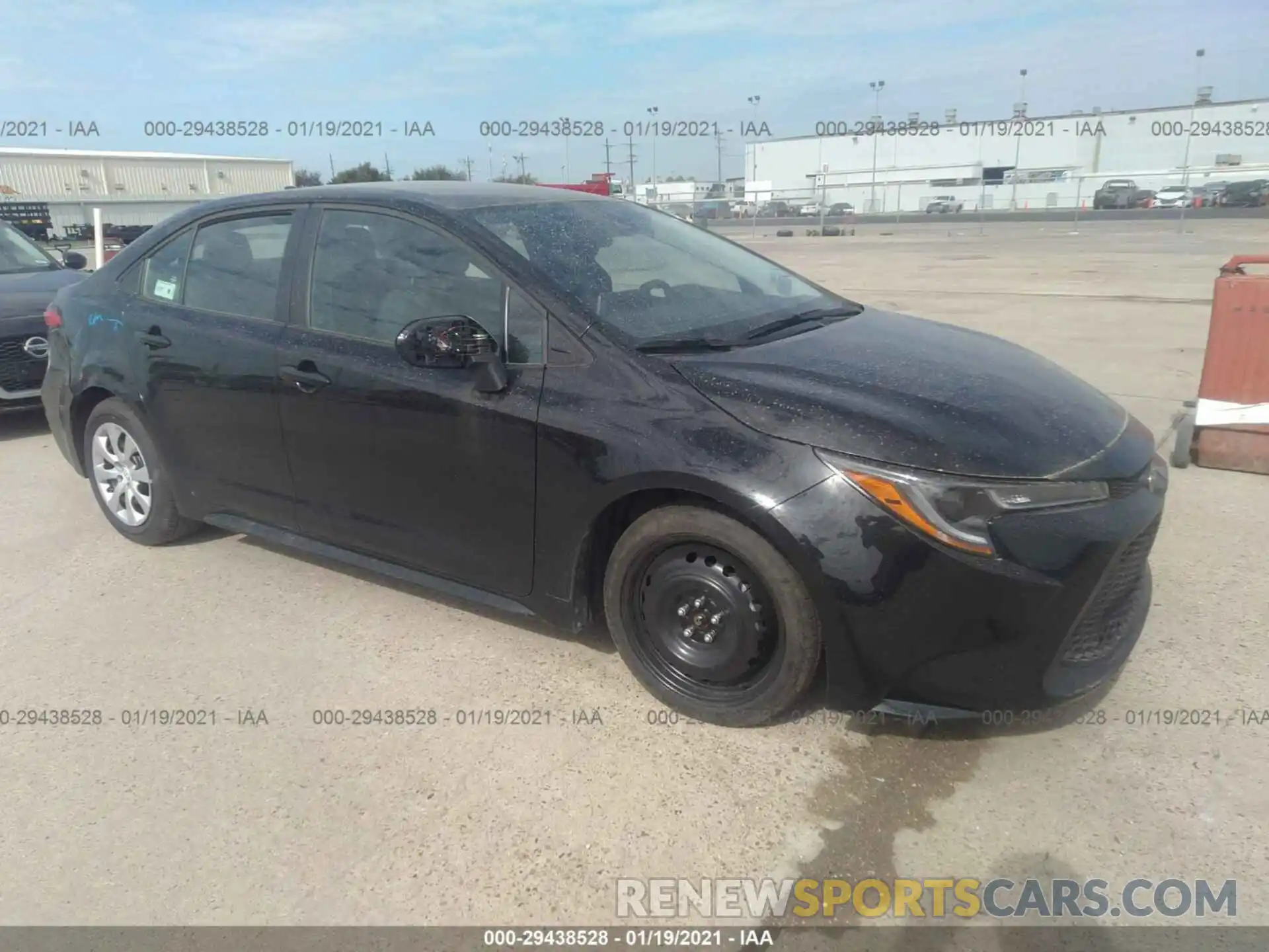 1 Photograph of a damaged car 5YFEPMAE8MP177734 TOYOTA COROLLA 2021