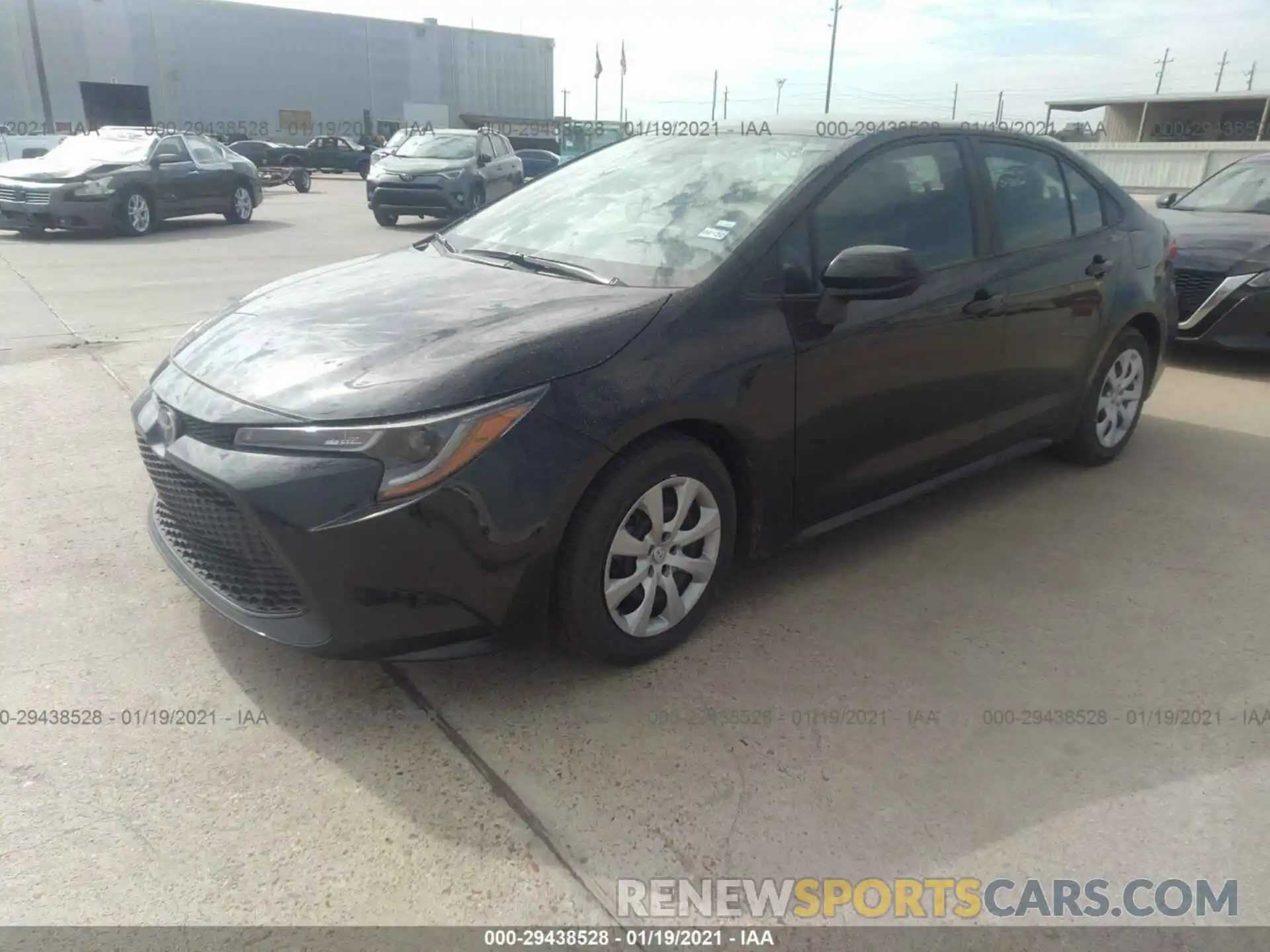 2 Photograph of a damaged car 5YFEPMAE8MP177734 TOYOTA COROLLA 2021