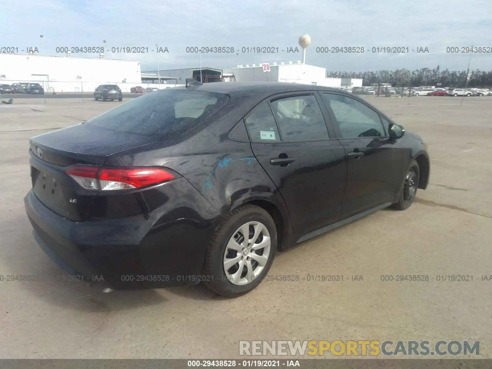 4 Photograph of a damaged car 5YFEPMAE8MP177734 TOYOTA COROLLA 2021