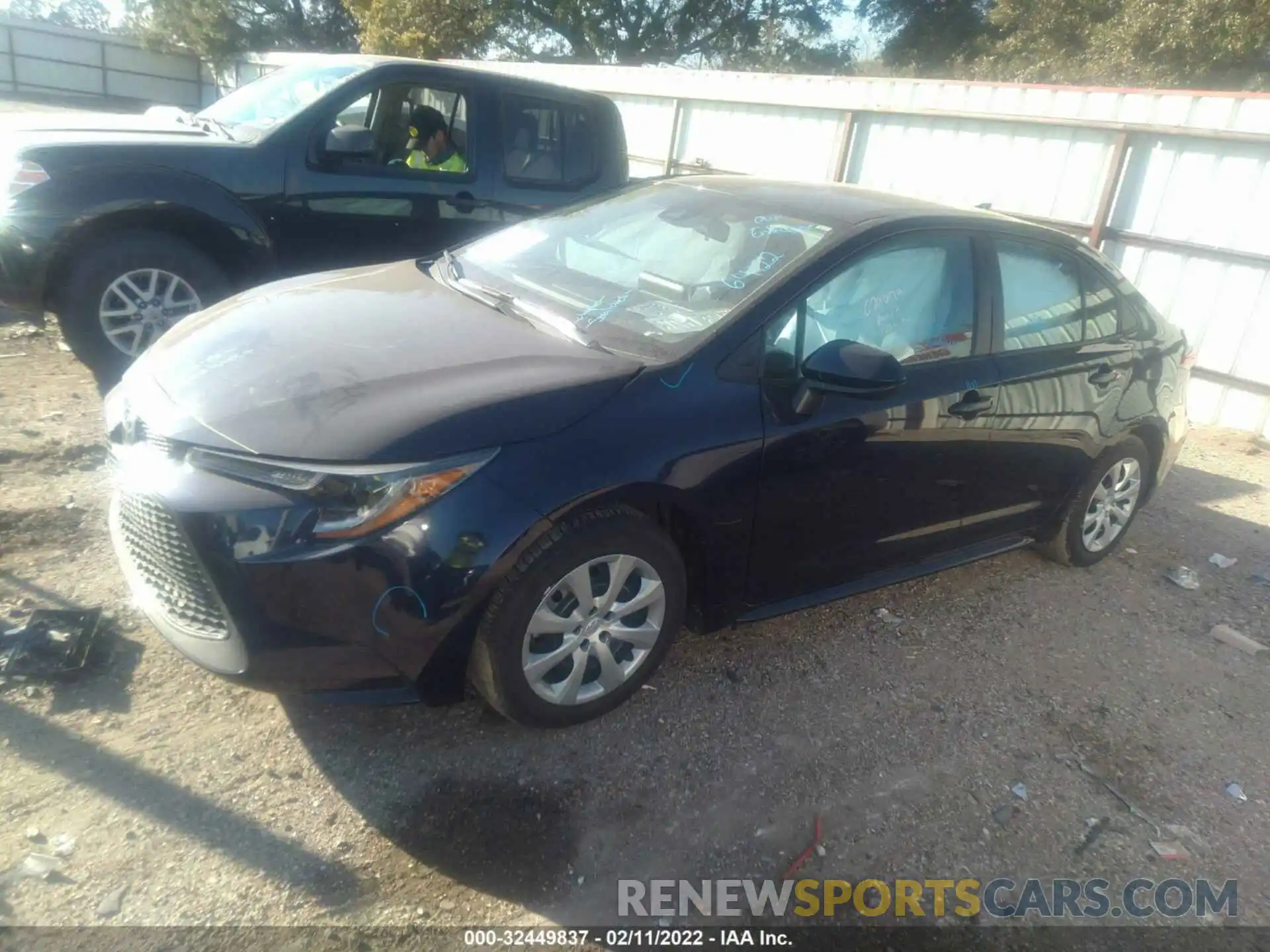 2 Photograph of a damaged car 5YFEPMAE8MP177779 TOYOTA COROLLA 2021