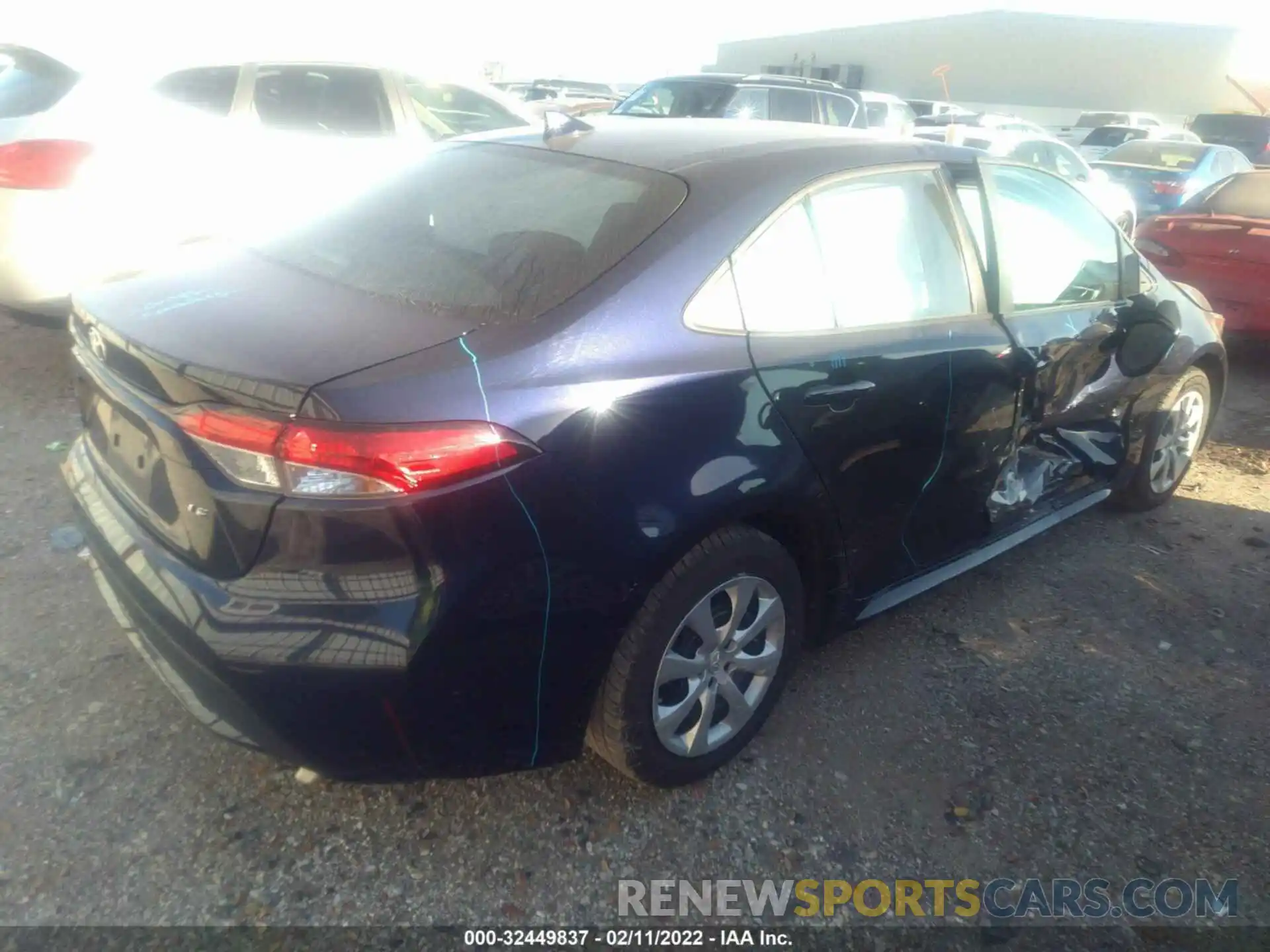 4 Photograph of a damaged car 5YFEPMAE8MP177779 TOYOTA COROLLA 2021