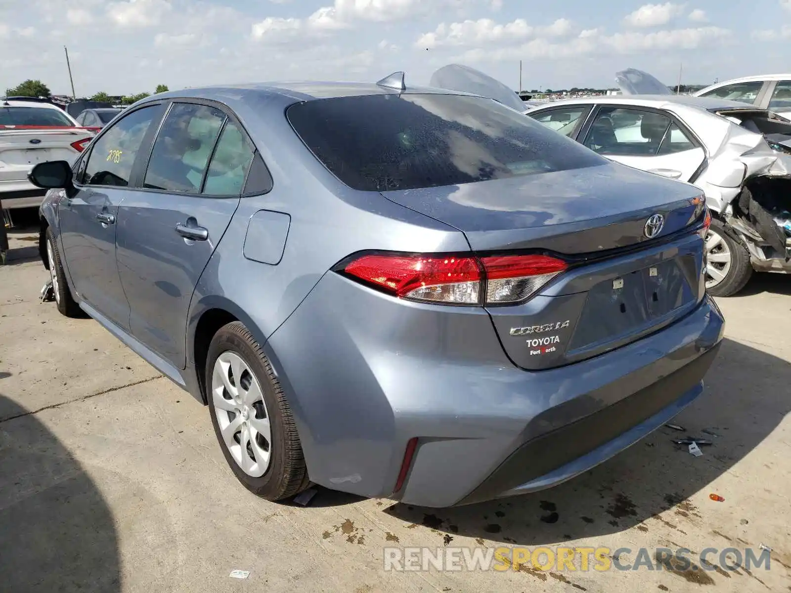 3 Photograph of a damaged car 5YFEPMAE8MP179287 TOYOTA COROLLA 2021