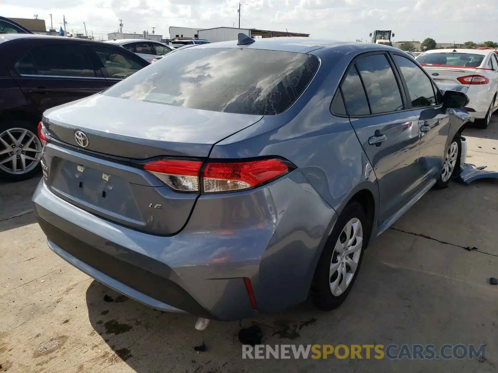 4 Photograph of a damaged car 5YFEPMAE8MP179287 TOYOTA COROLLA 2021