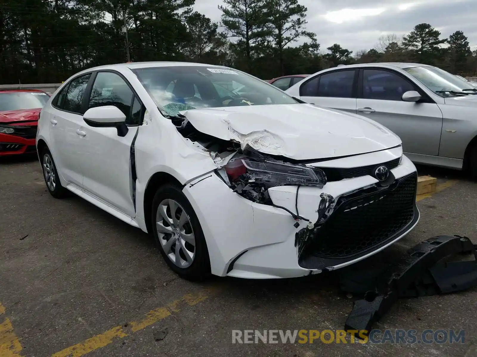 1 Photograph of a damaged car 5YFEPMAE8MP179323 TOYOTA COROLLA 2021