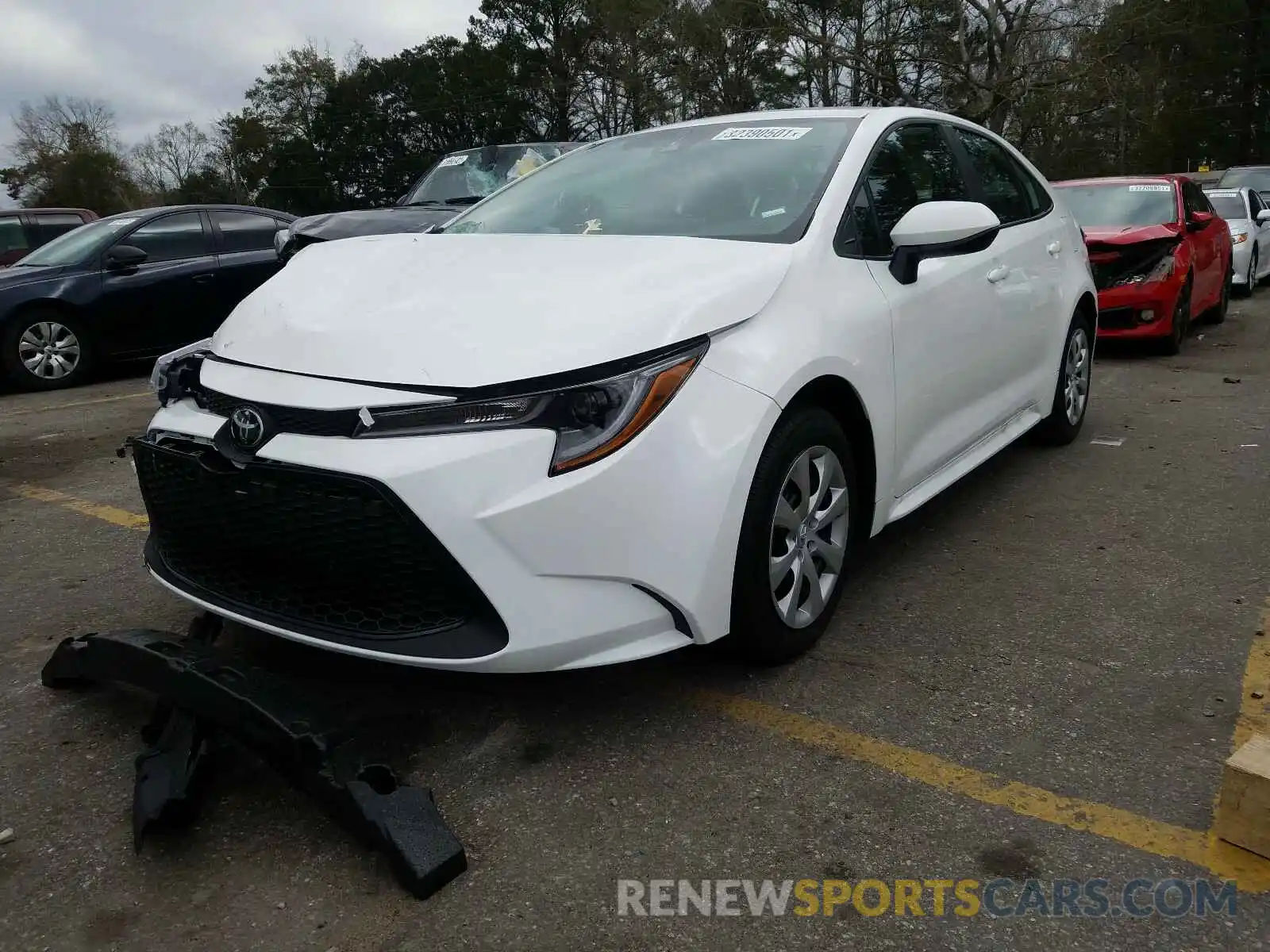 2 Photograph of a damaged car 5YFEPMAE8MP179323 TOYOTA COROLLA 2021