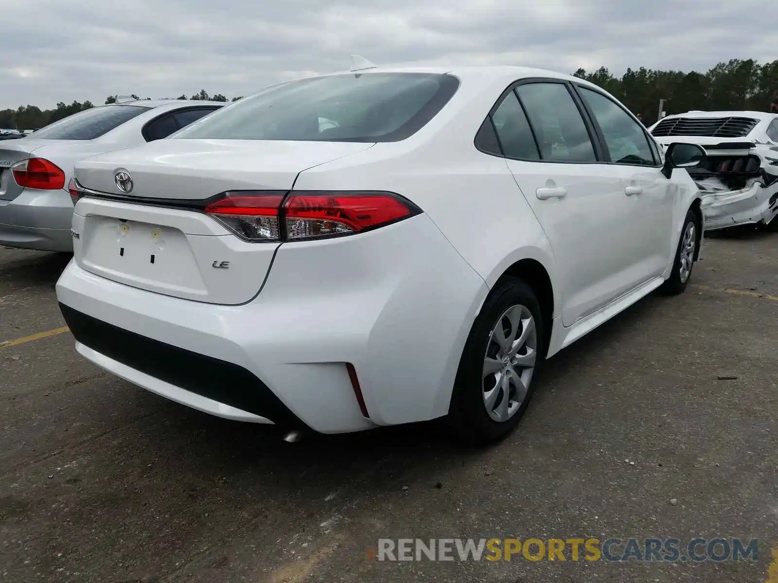 4 Photograph of a damaged car 5YFEPMAE8MP179323 TOYOTA COROLLA 2021