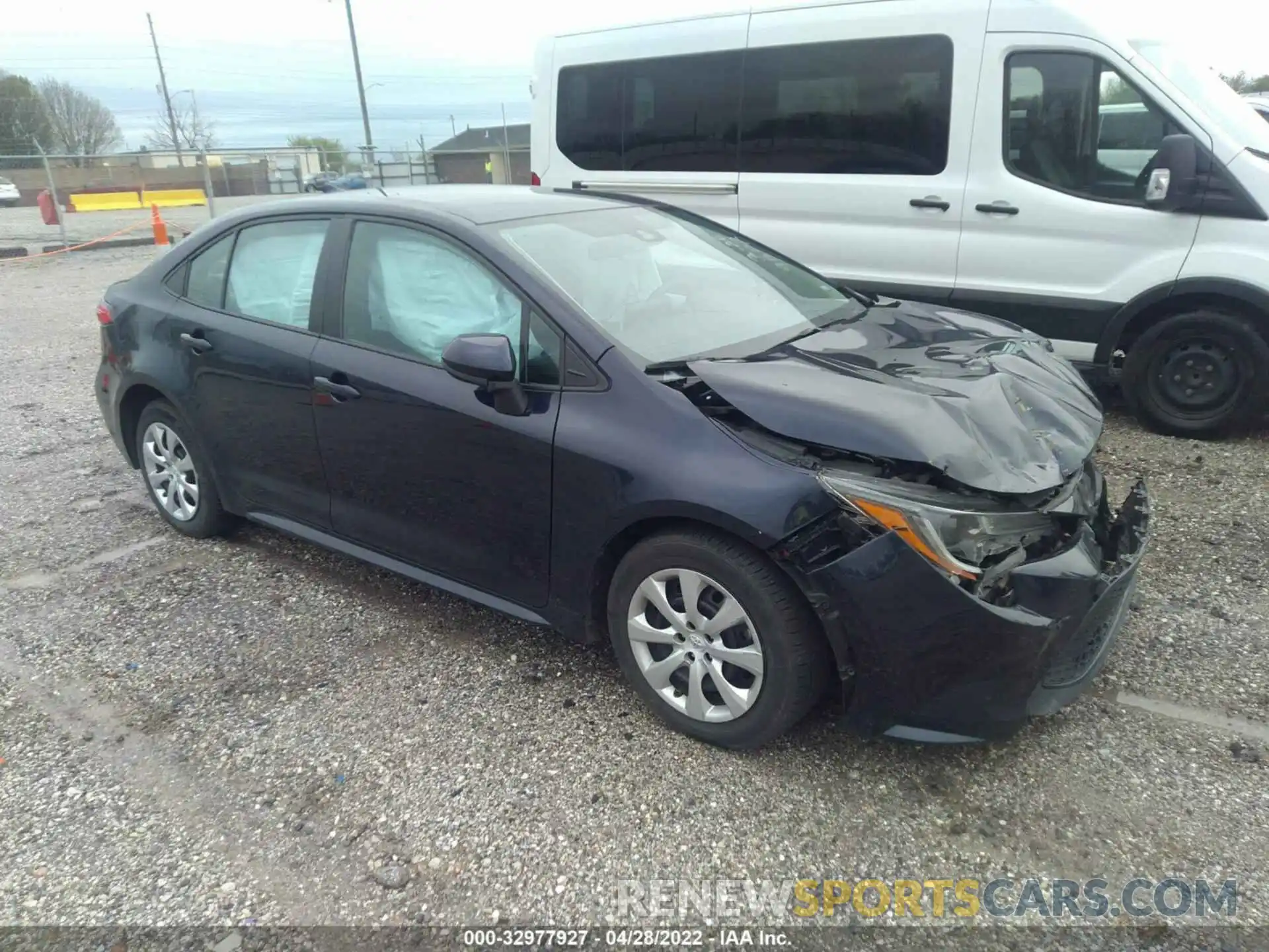 1 Photograph of a damaged car 5YFEPMAE8MP179502 TOYOTA COROLLA 2021