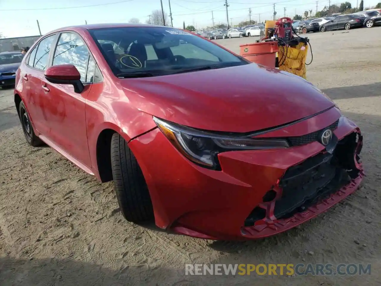 1 Photograph of a damaged car 5YFEPMAE8MP179693 TOYOTA COROLLA 2021