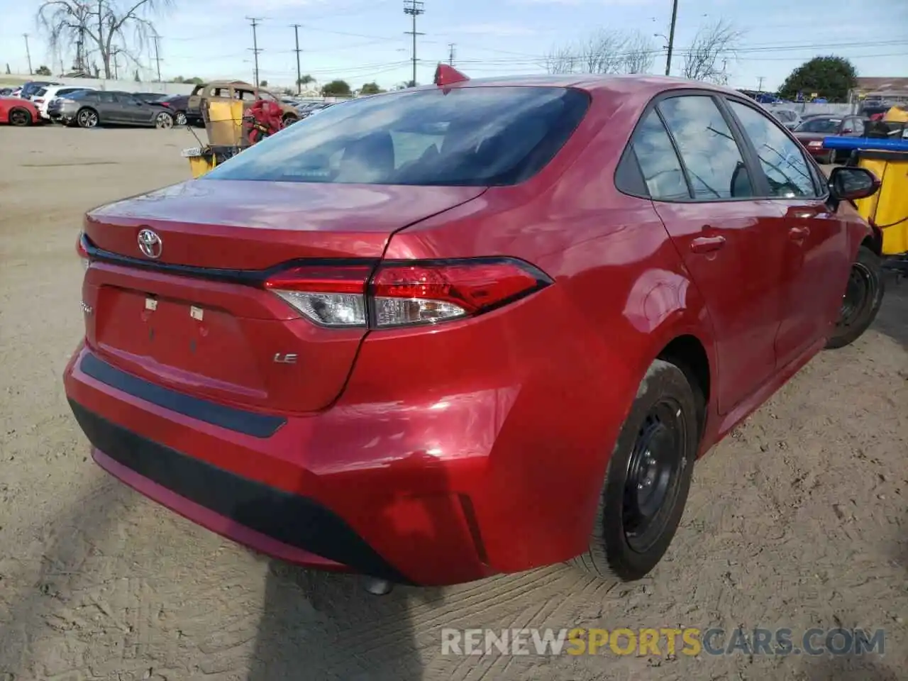 4 Photograph of a damaged car 5YFEPMAE8MP179693 TOYOTA COROLLA 2021