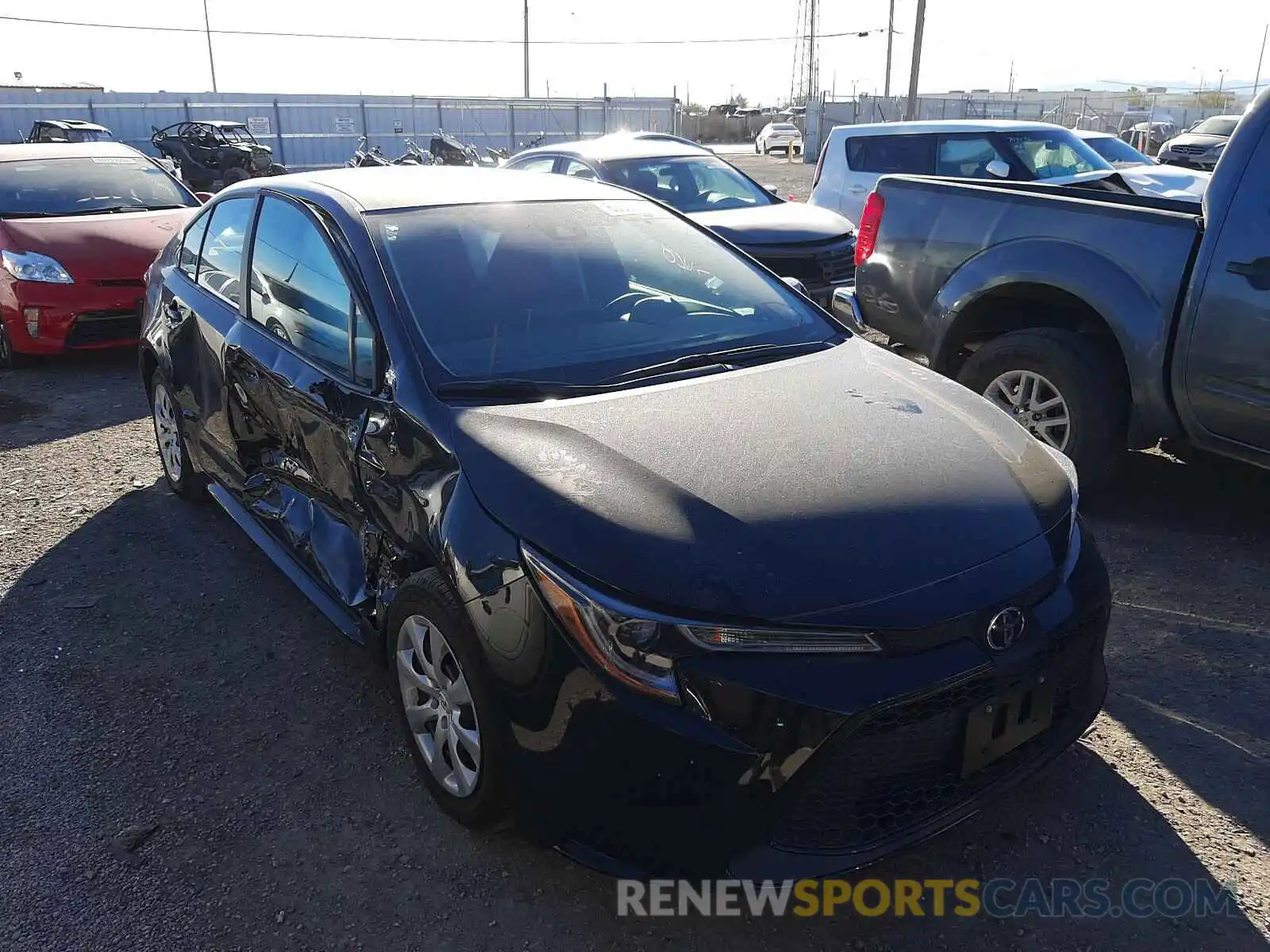 1 Photograph of a damaged car 5YFEPMAE8MP181301 TOYOTA COROLLA 2021