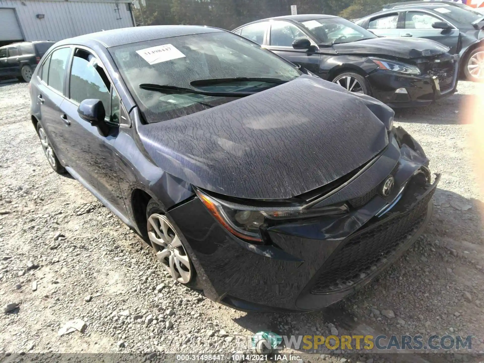 1 Photograph of a damaged car 5YFEPMAE8MP182500 TOYOTA COROLLA 2021