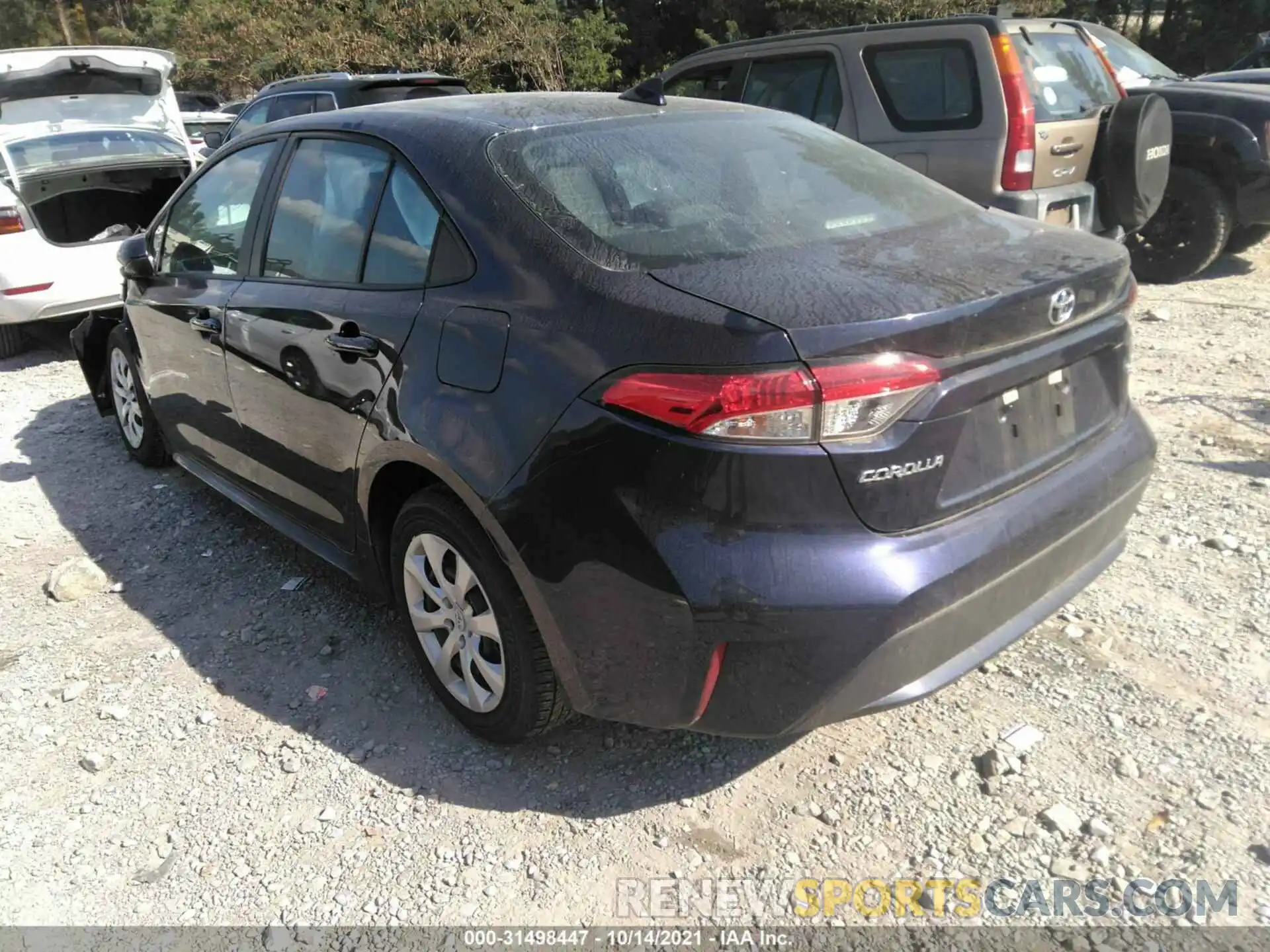 3 Photograph of a damaged car 5YFEPMAE8MP182500 TOYOTA COROLLA 2021