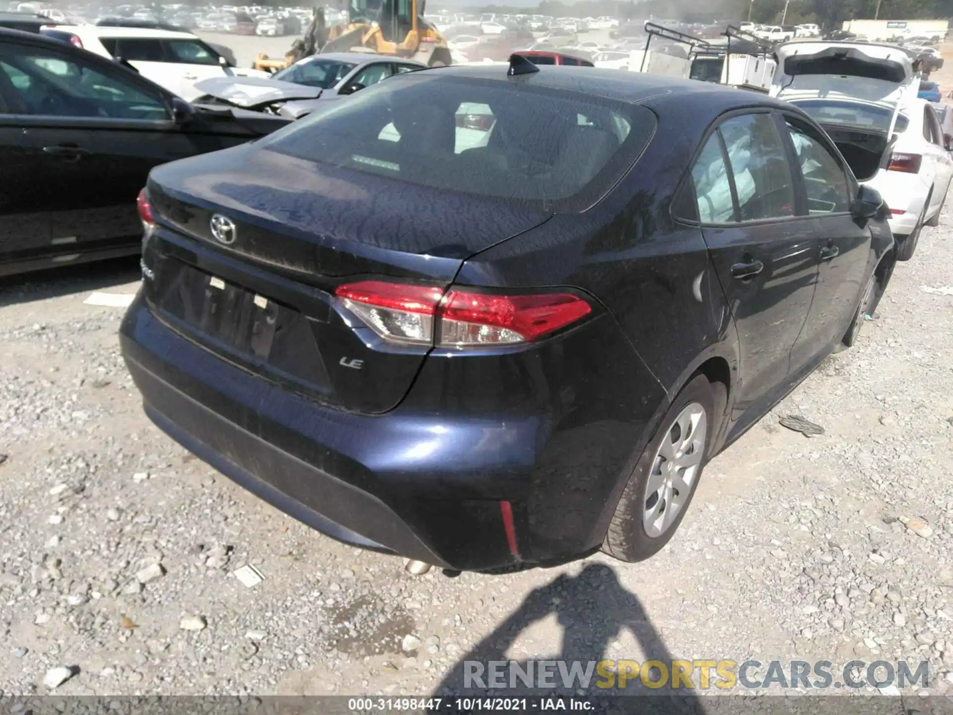 4 Photograph of a damaged car 5YFEPMAE8MP182500 TOYOTA COROLLA 2021