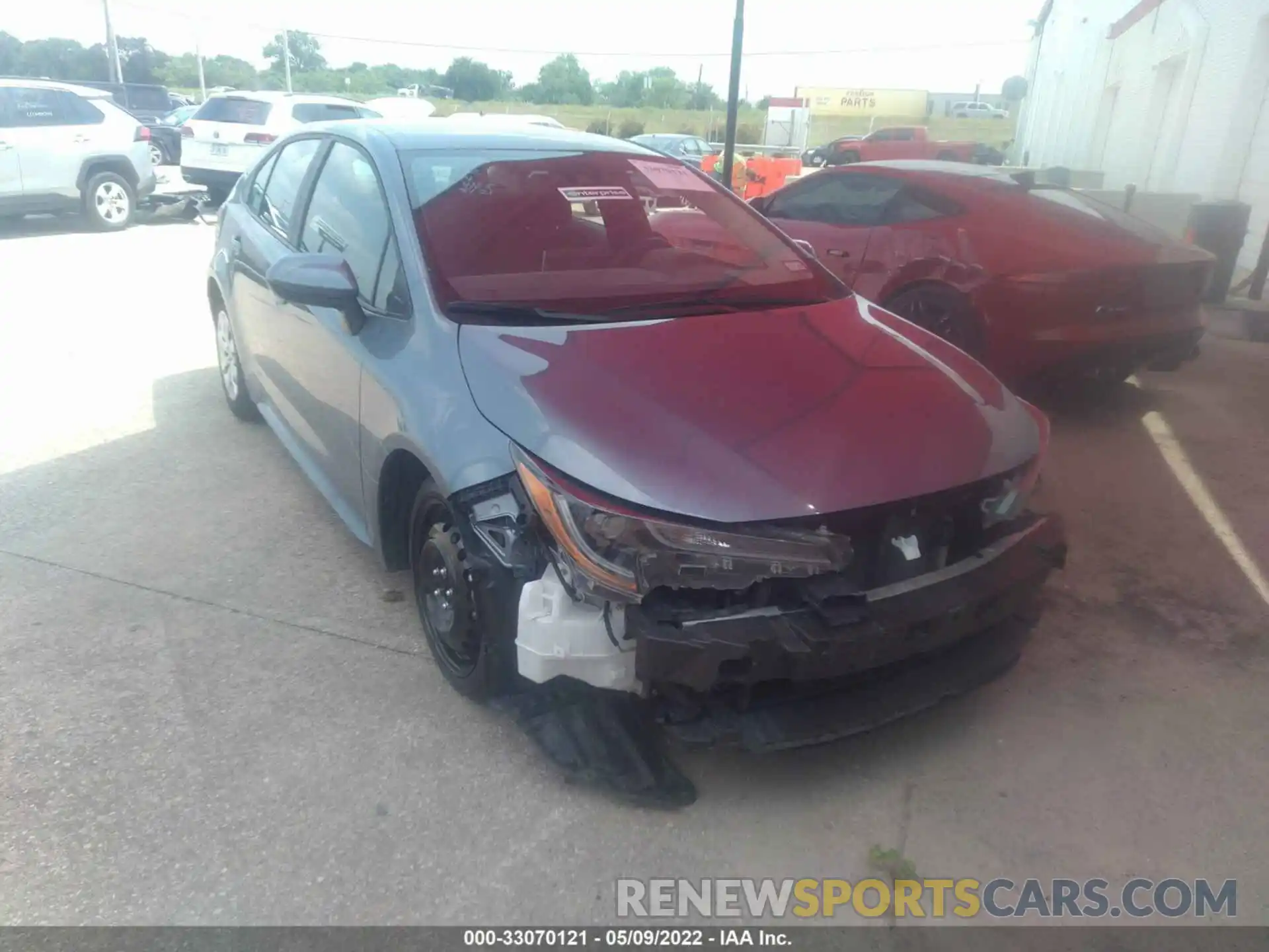 1 Photograph of a damaged car 5YFEPMAE8MP183128 TOYOTA COROLLA 2021