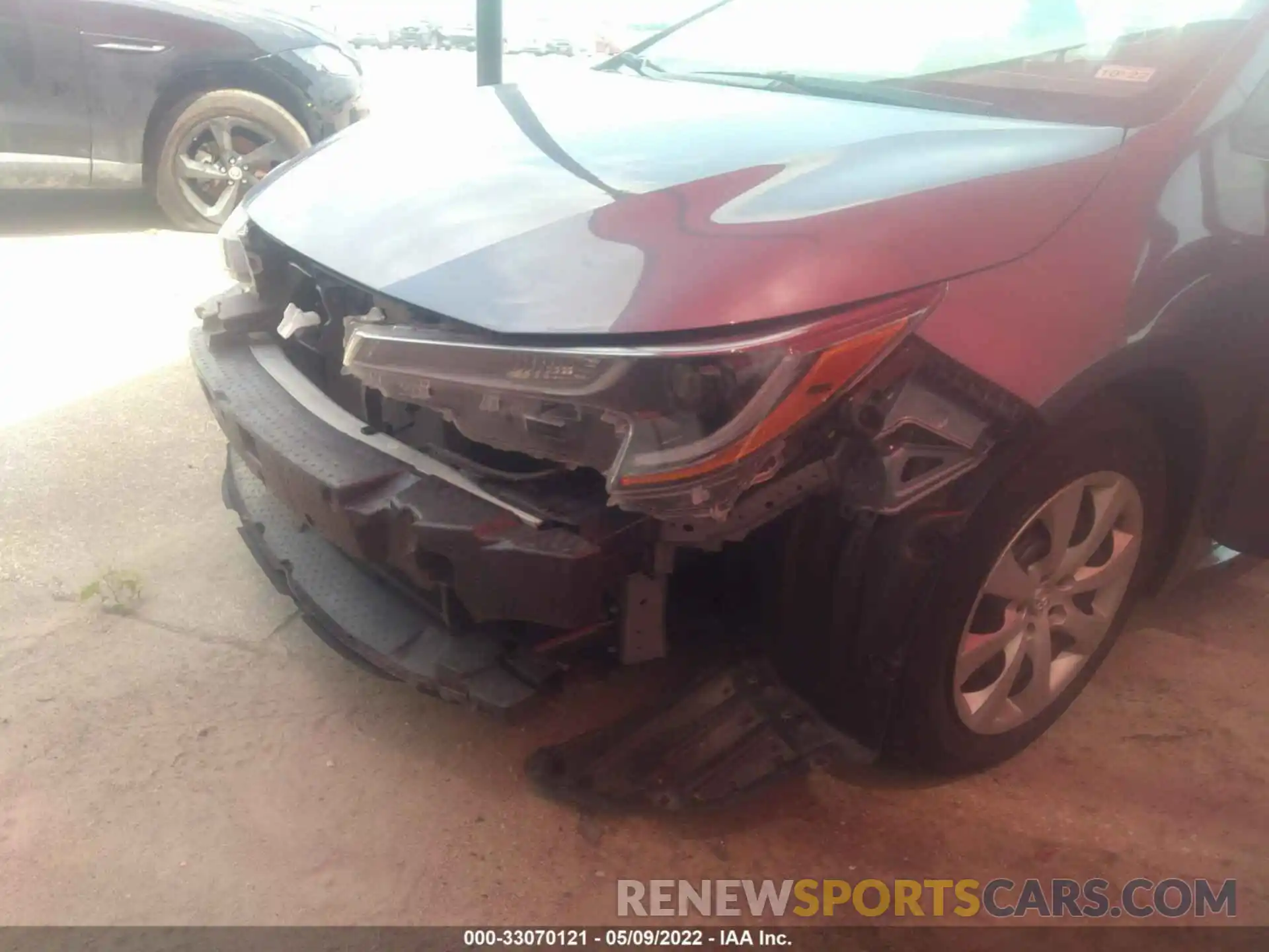 6 Photograph of a damaged car 5YFEPMAE8MP183128 TOYOTA COROLLA 2021