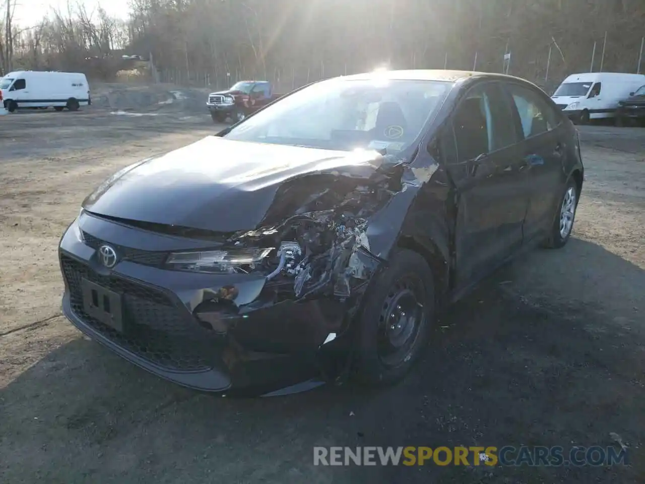 2 Photograph of a damaged car 5YFEPMAE8MP183145 TOYOTA COROLLA 2021