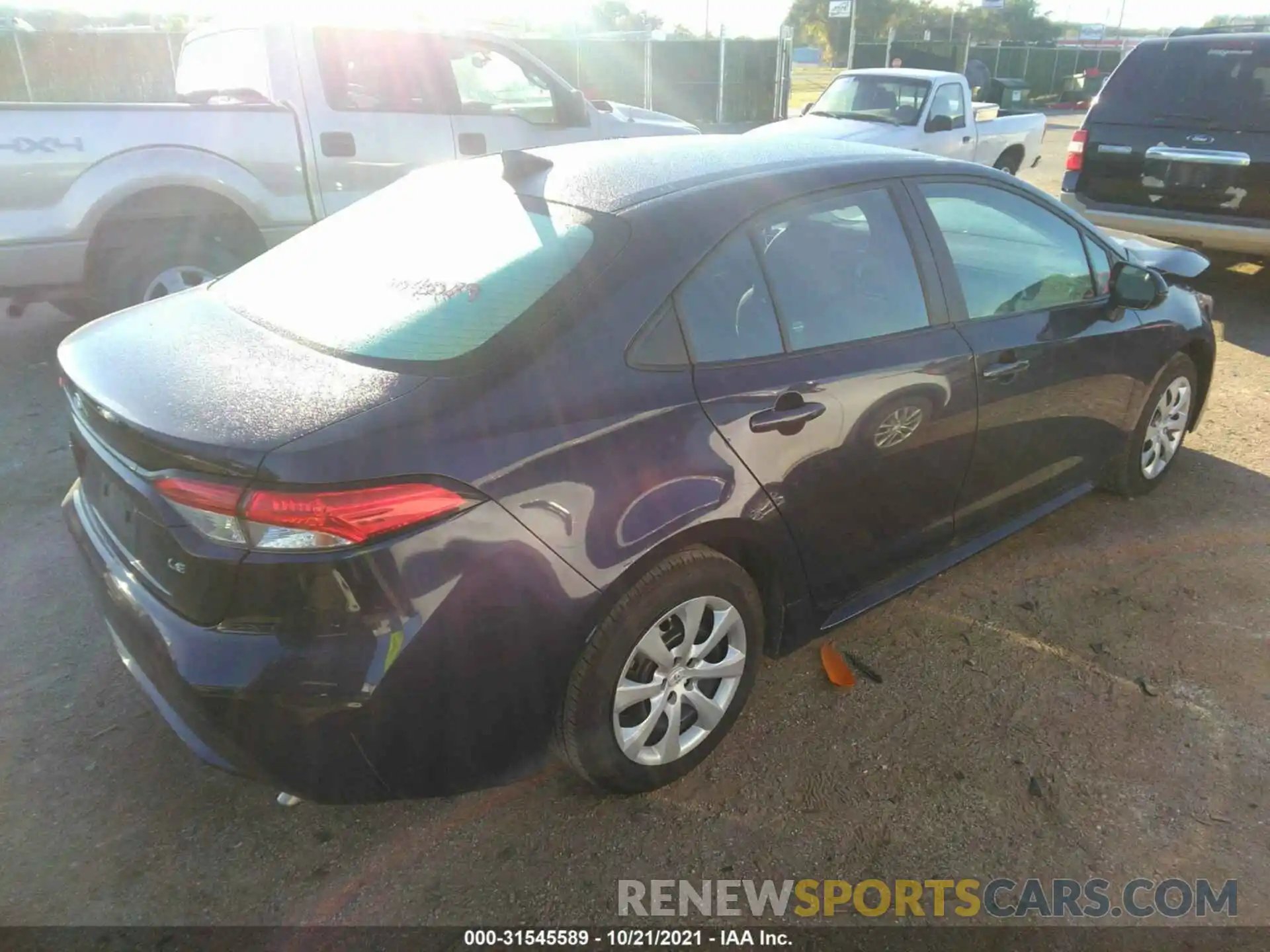 4 Photograph of a damaged car 5YFEPMAE8MP185977 TOYOTA COROLLA 2021