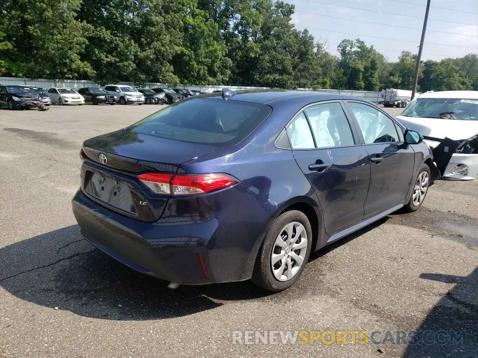 4 Photograph of a damaged car 5YFEPMAE8MP186790 TOYOTA COROLLA 2021