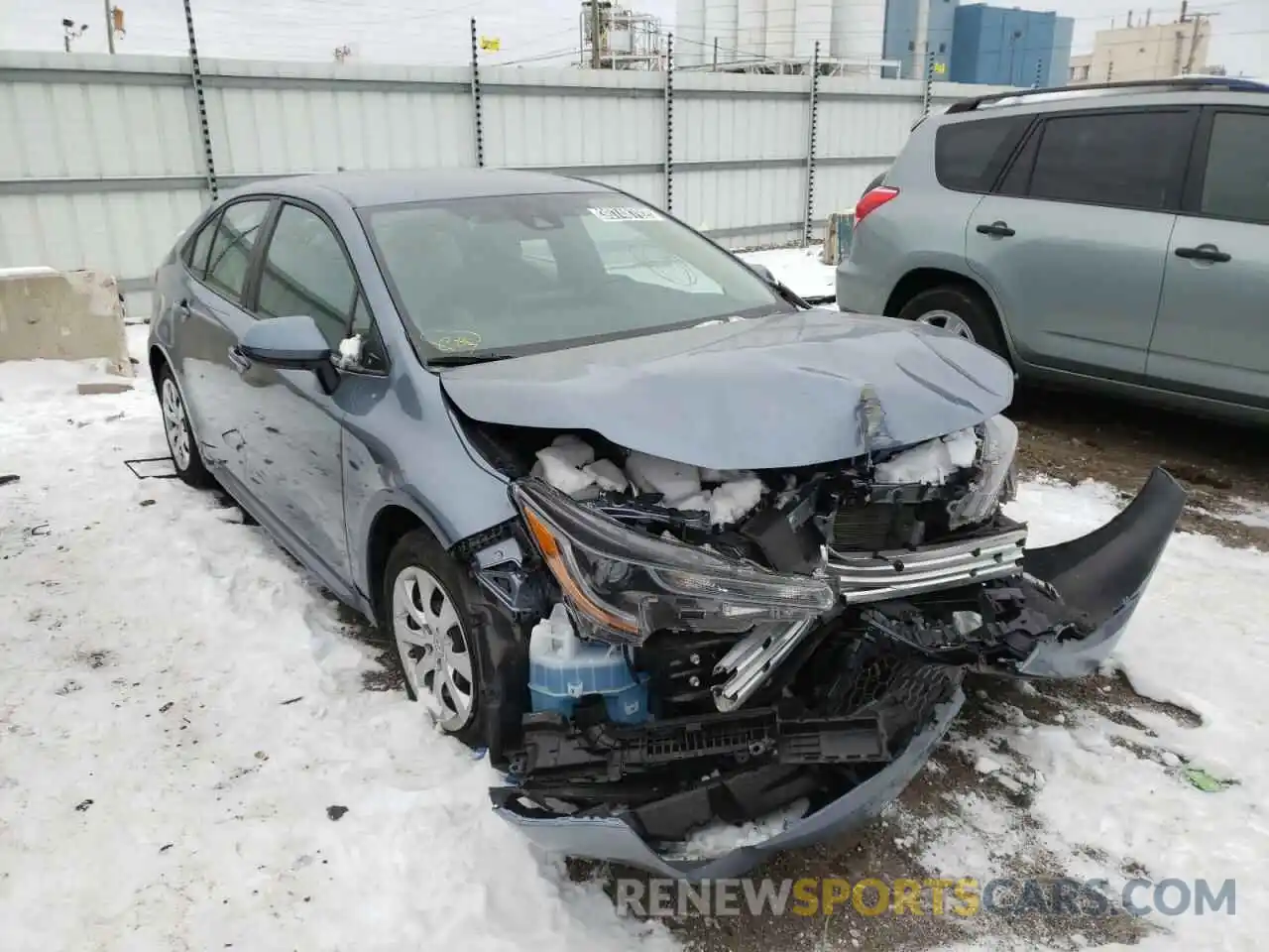 1 Photograph of a damaged car 5YFEPMAE8MP188166 TOYOTA COROLLA 2021