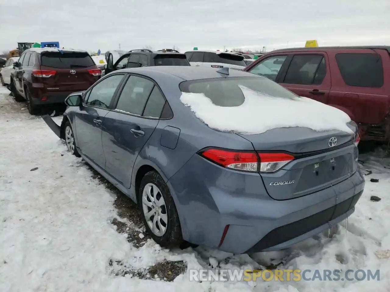 3 Photograph of a damaged car 5YFEPMAE8MP188166 TOYOTA COROLLA 2021