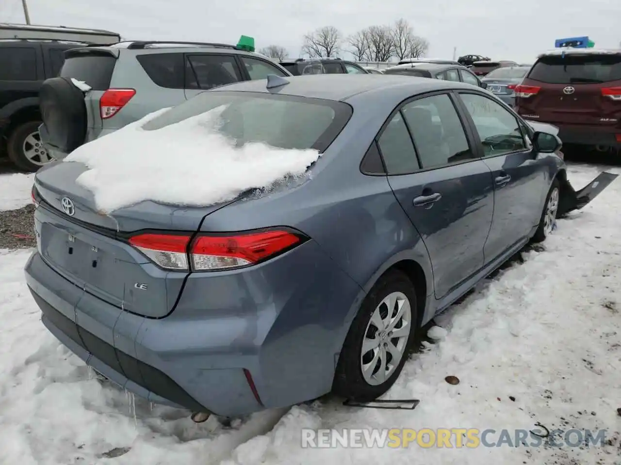 4 Photograph of a damaged car 5YFEPMAE8MP188166 TOYOTA COROLLA 2021