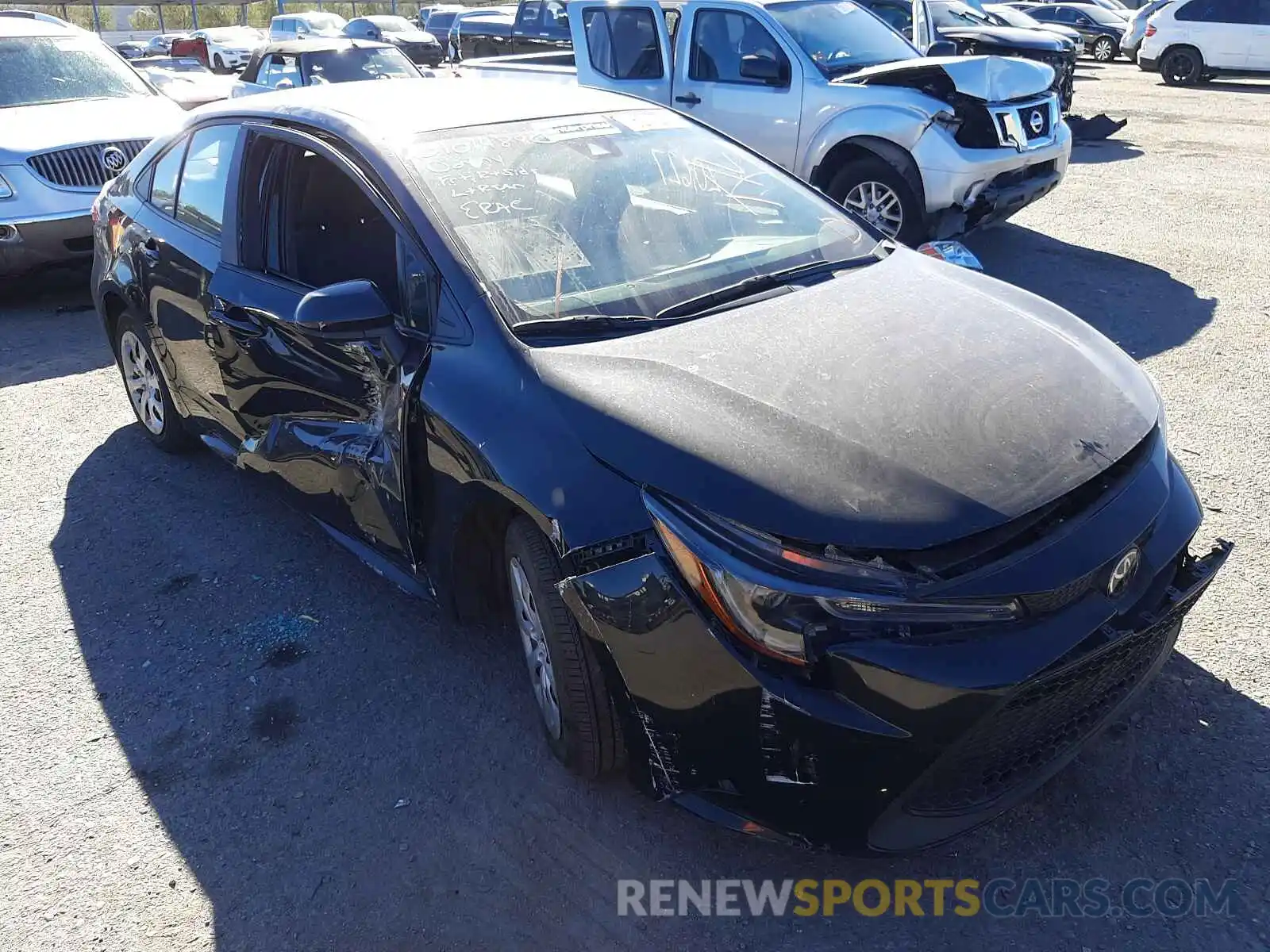 1 Photograph of a damaged car 5YFEPMAE8MP188412 TOYOTA COROLLA 2021