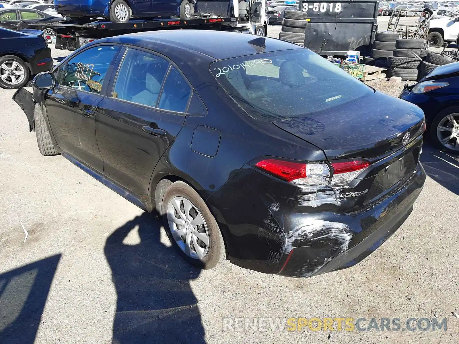 3 Photograph of a damaged car 5YFEPMAE8MP188412 TOYOTA COROLLA 2021