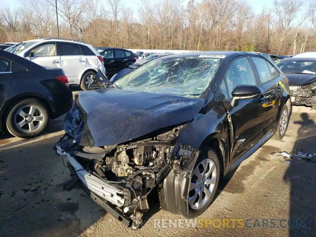 2 Photograph of a damaged car 5YFEPMAE8MP188894 TOYOTA COROLLA 2021