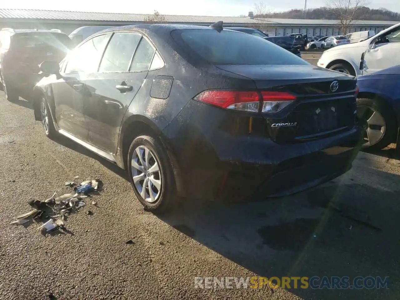 3 Photograph of a damaged car 5YFEPMAE8MP188894 TOYOTA COROLLA 2021