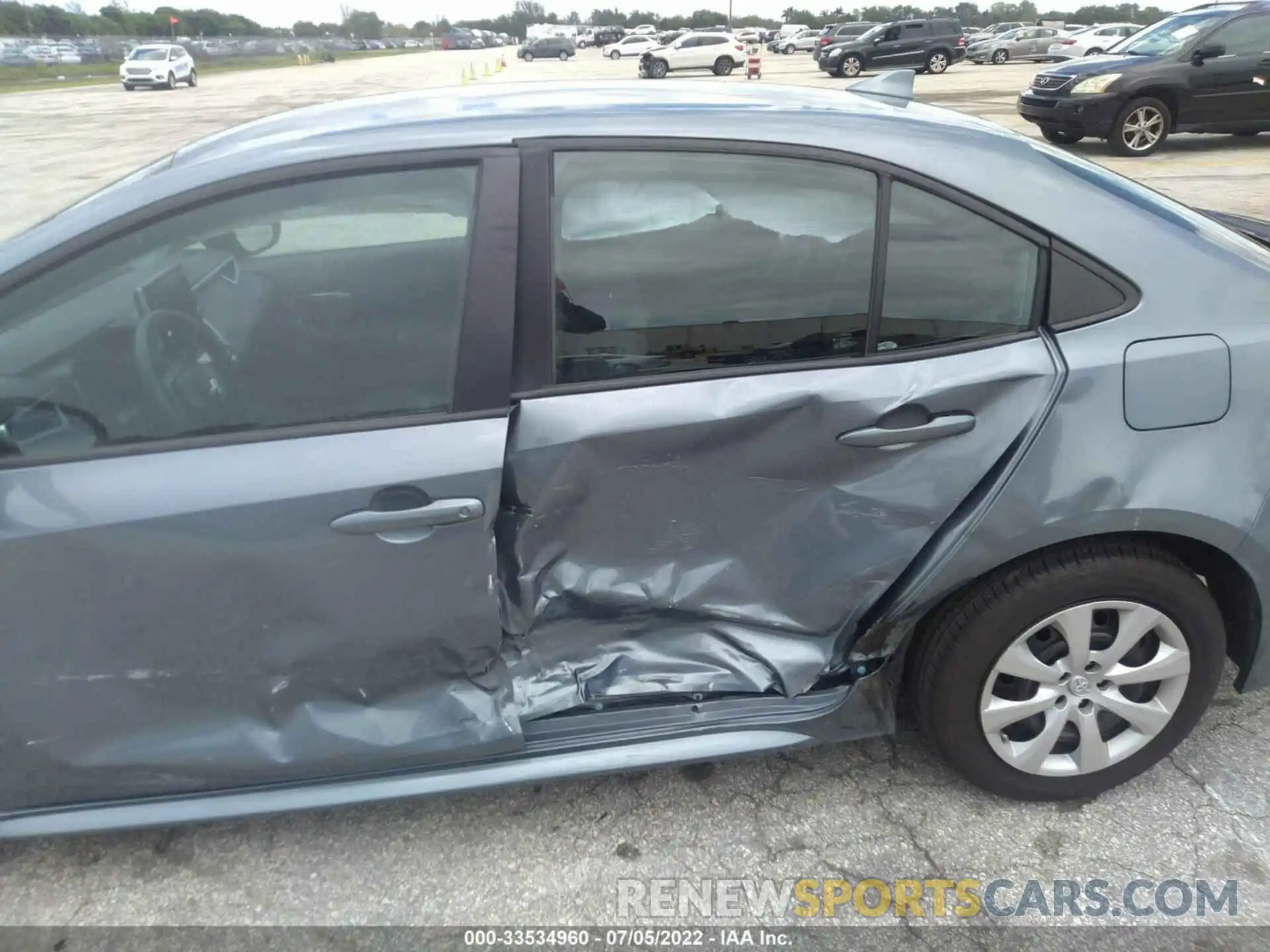 6 Photograph of a damaged car 5YFEPMAE8MP189107 TOYOTA COROLLA 2021