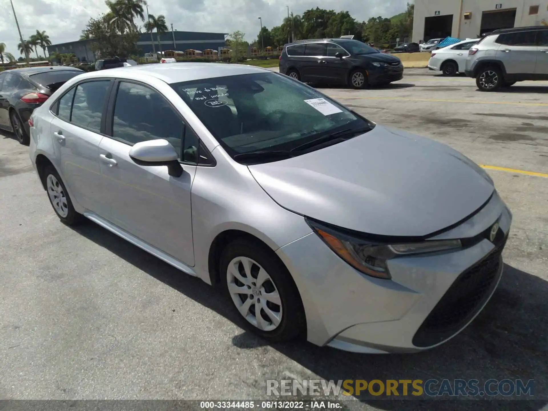 1 Photograph of a damaged car 5YFEPMAE8MP189611 TOYOTA COROLLA 2021