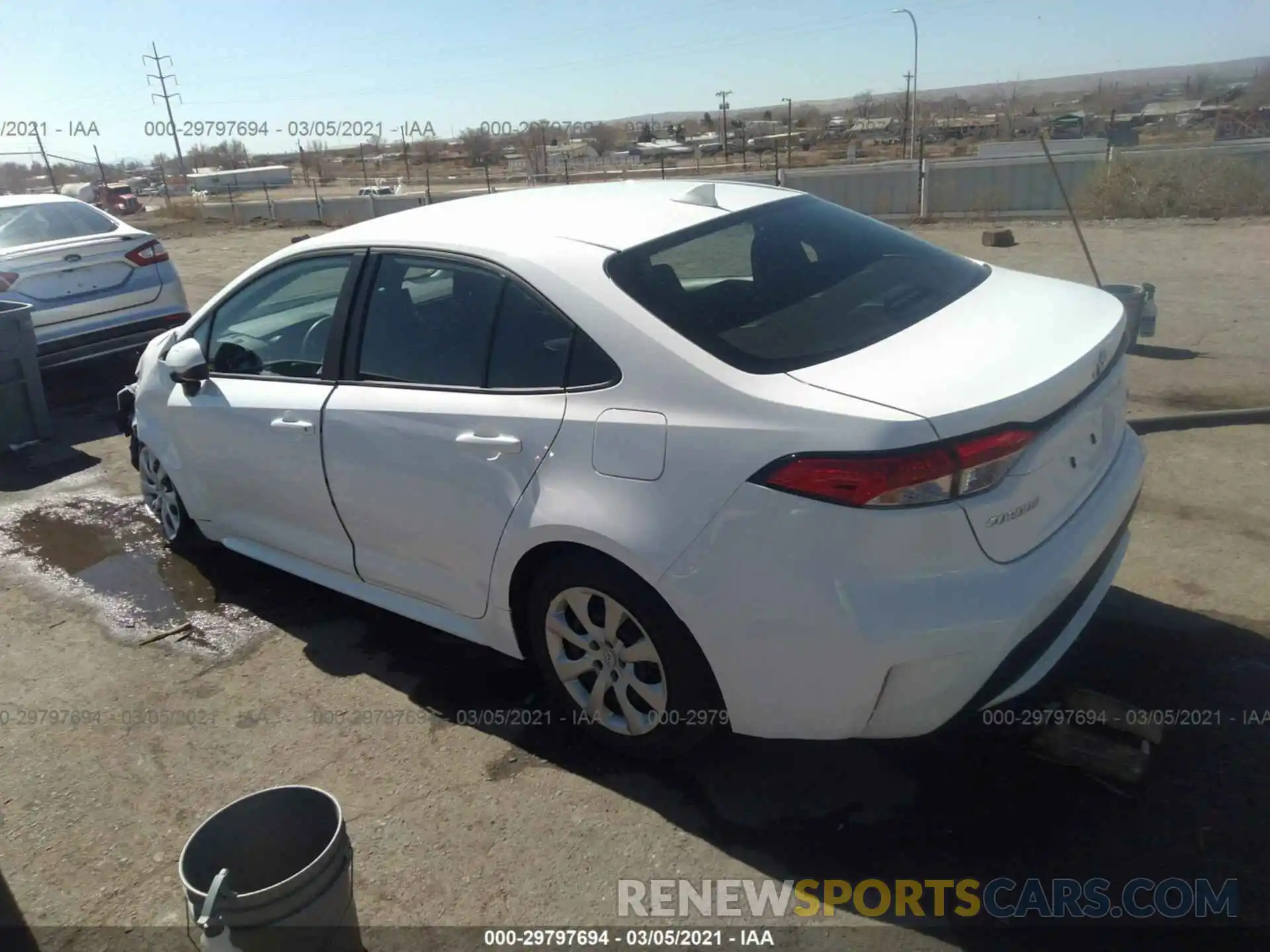 3 Photograph of a damaged car 5YFEPMAE8MP190077 TOYOTA COROLLA 2021