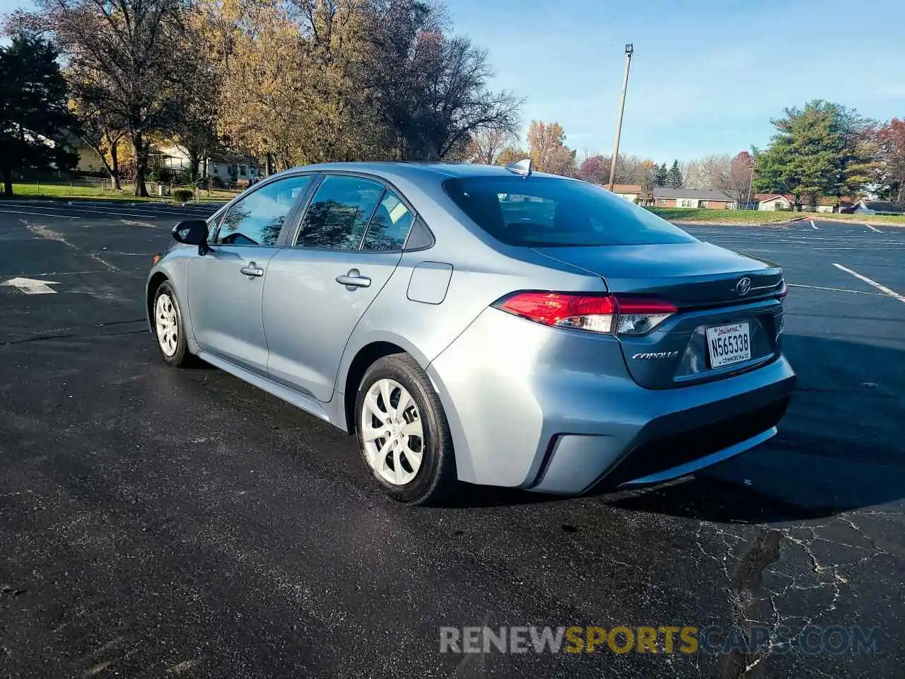 3 Photograph of a damaged car 5YFEPMAE8MP190564 TOYOTA COROLLA 2021