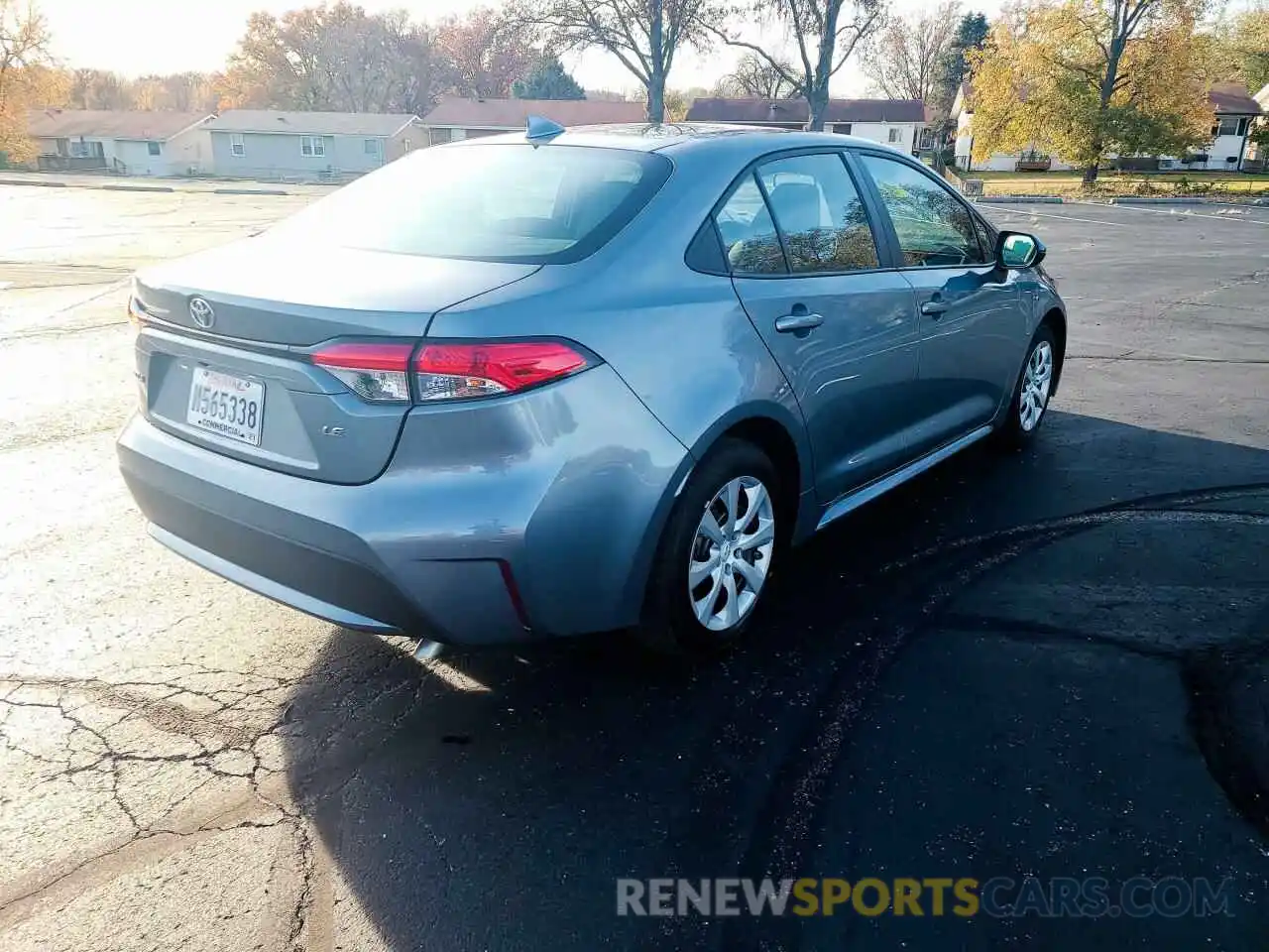 4 Photograph of a damaged car 5YFEPMAE8MP190564 TOYOTA COROLLA 2021