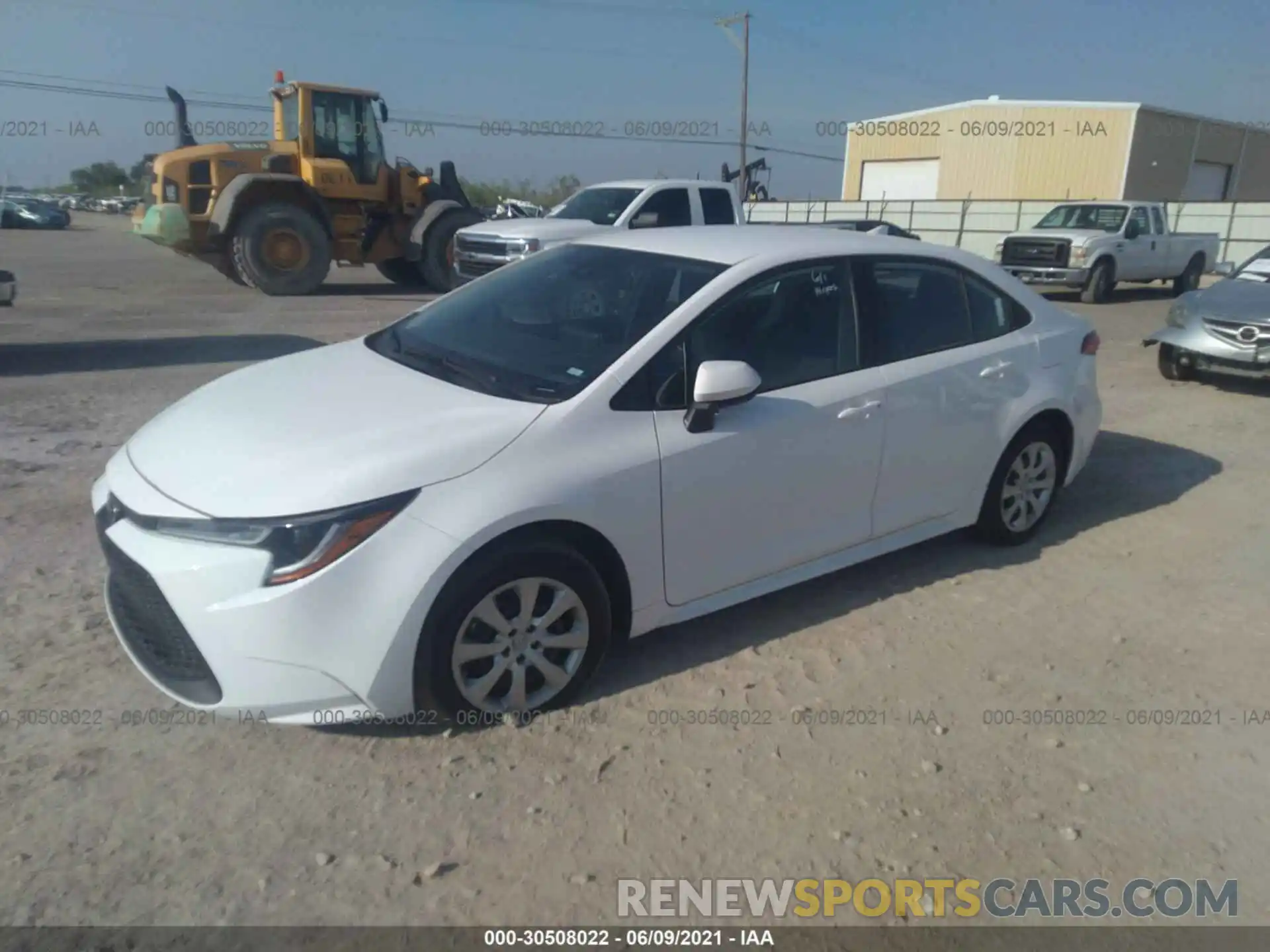 2 Photograph of a damaged car 5YFEPMAE8MP190774 TOYOTA COROLLA 2021