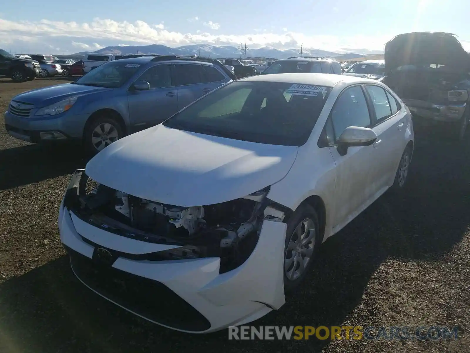 2 Photograph of a damaged car 5YFEPMAE8MP191116 TOYOTA COROLLA 2021