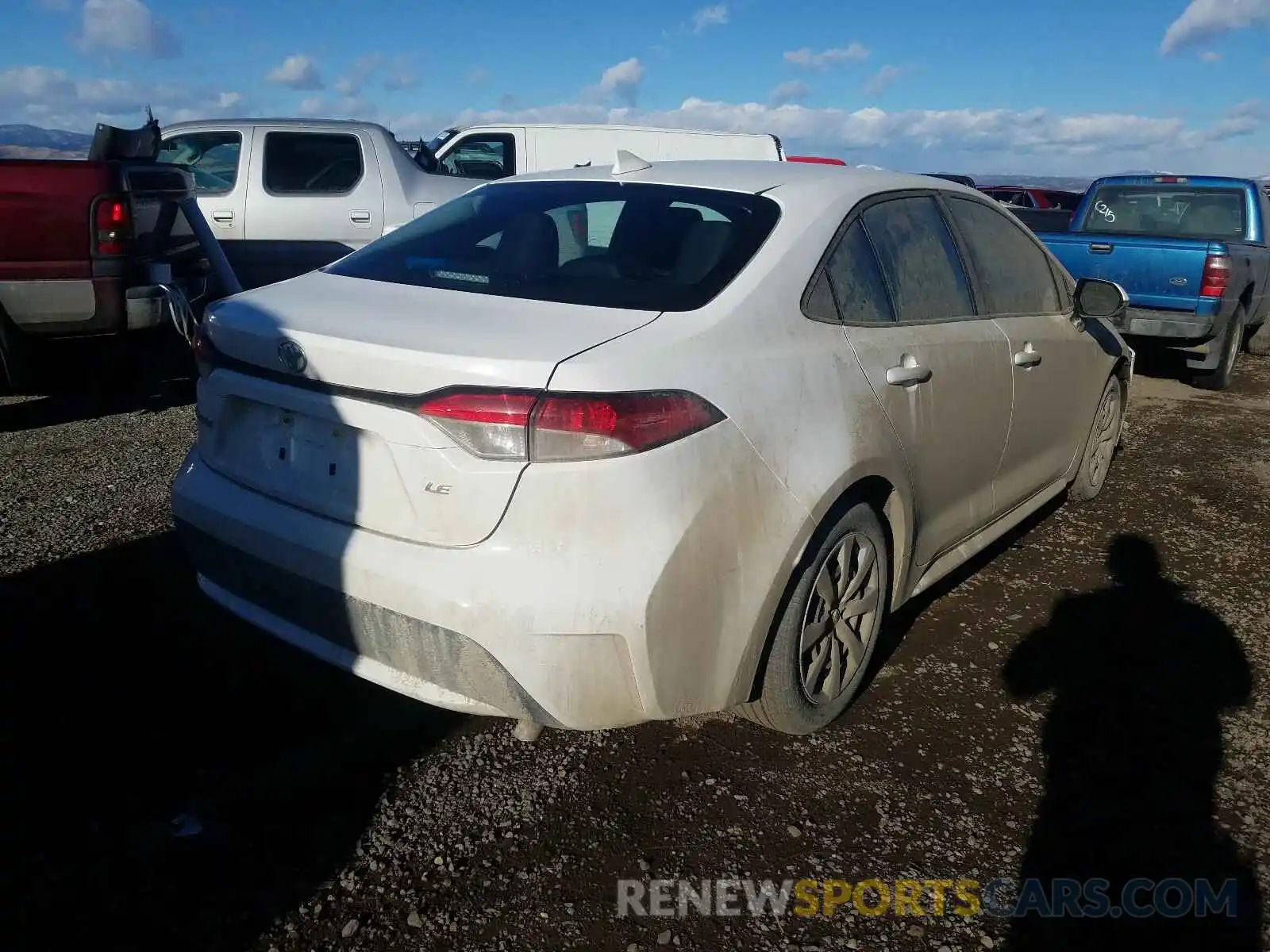 4 Photograph of a damaged car 5YFEPMAE8MP191116 TOYOTA COROLLA 2021