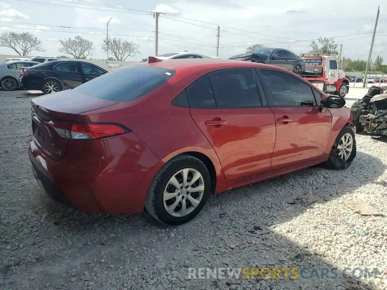 3 Photograph of a damaged car 5YFEPMAE8MP194954 TOYOTA COROLLA 2021