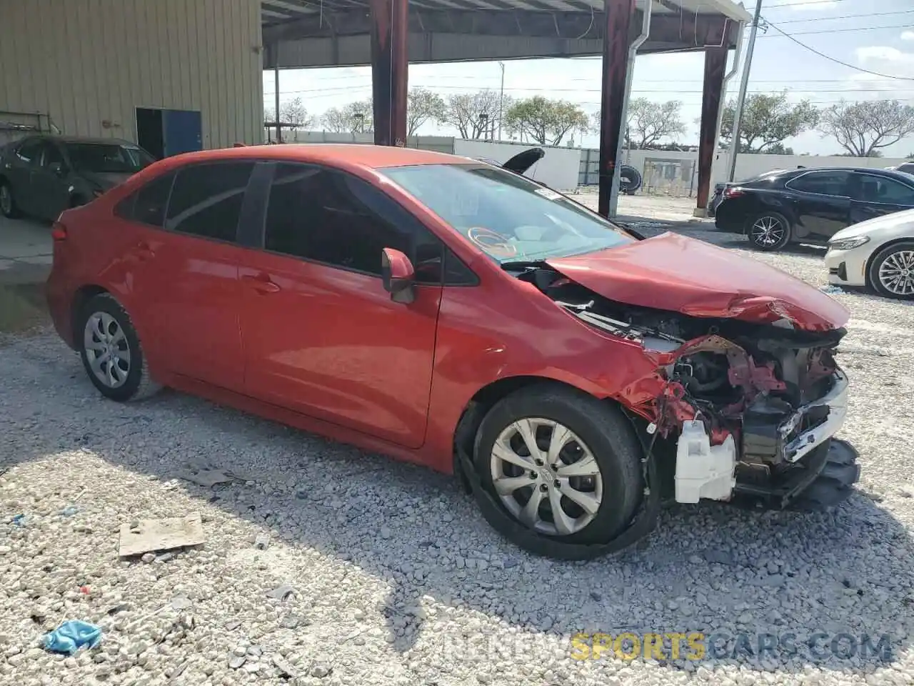 4 Photograph of a damaged car 5YFEPMAE8MP194954 TOYOTA COROLLA 2021