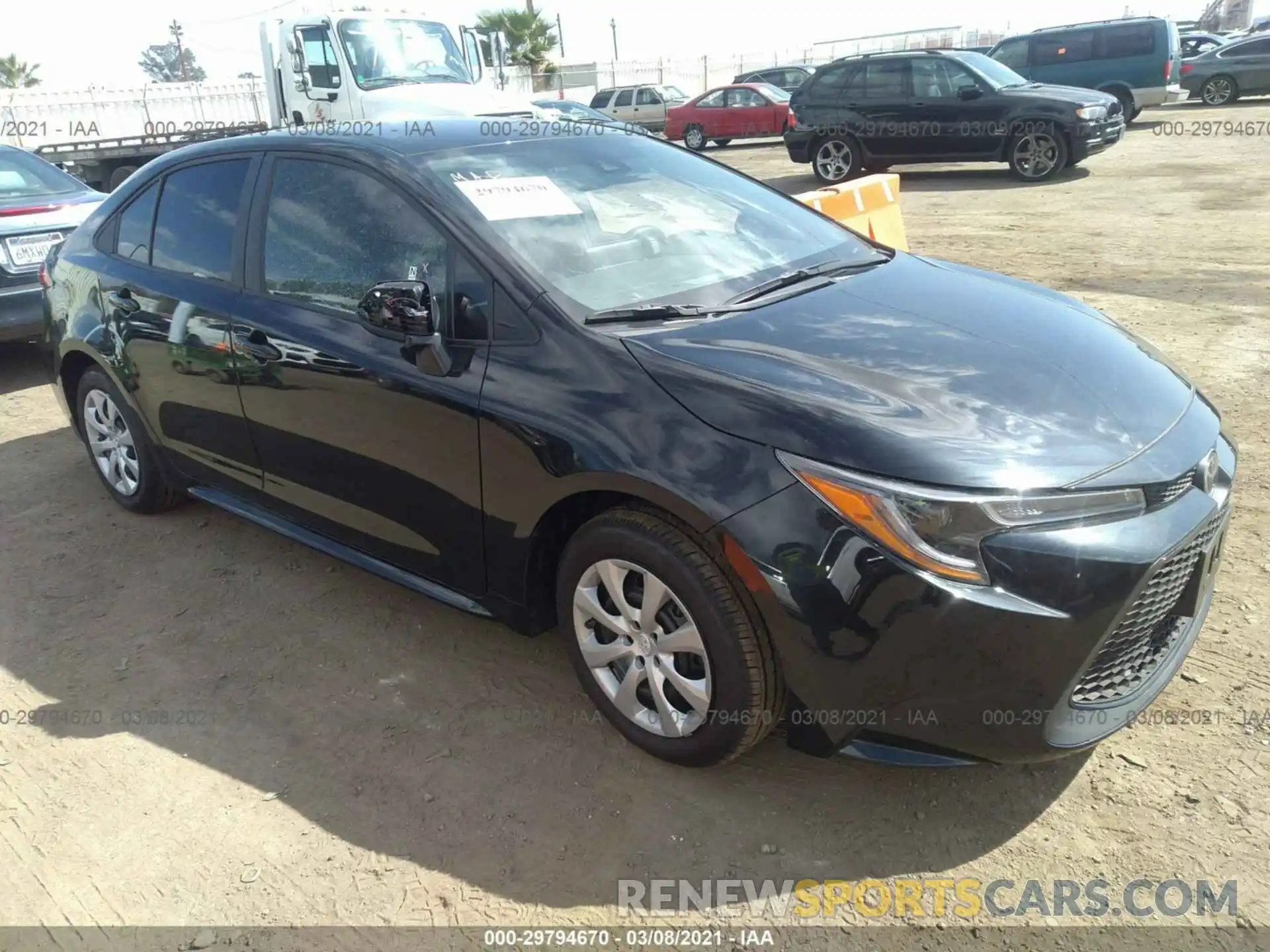 1 Photograph of a damaged car 5YFEPMAE8MP195215 TOYOTA COROLLA 2021