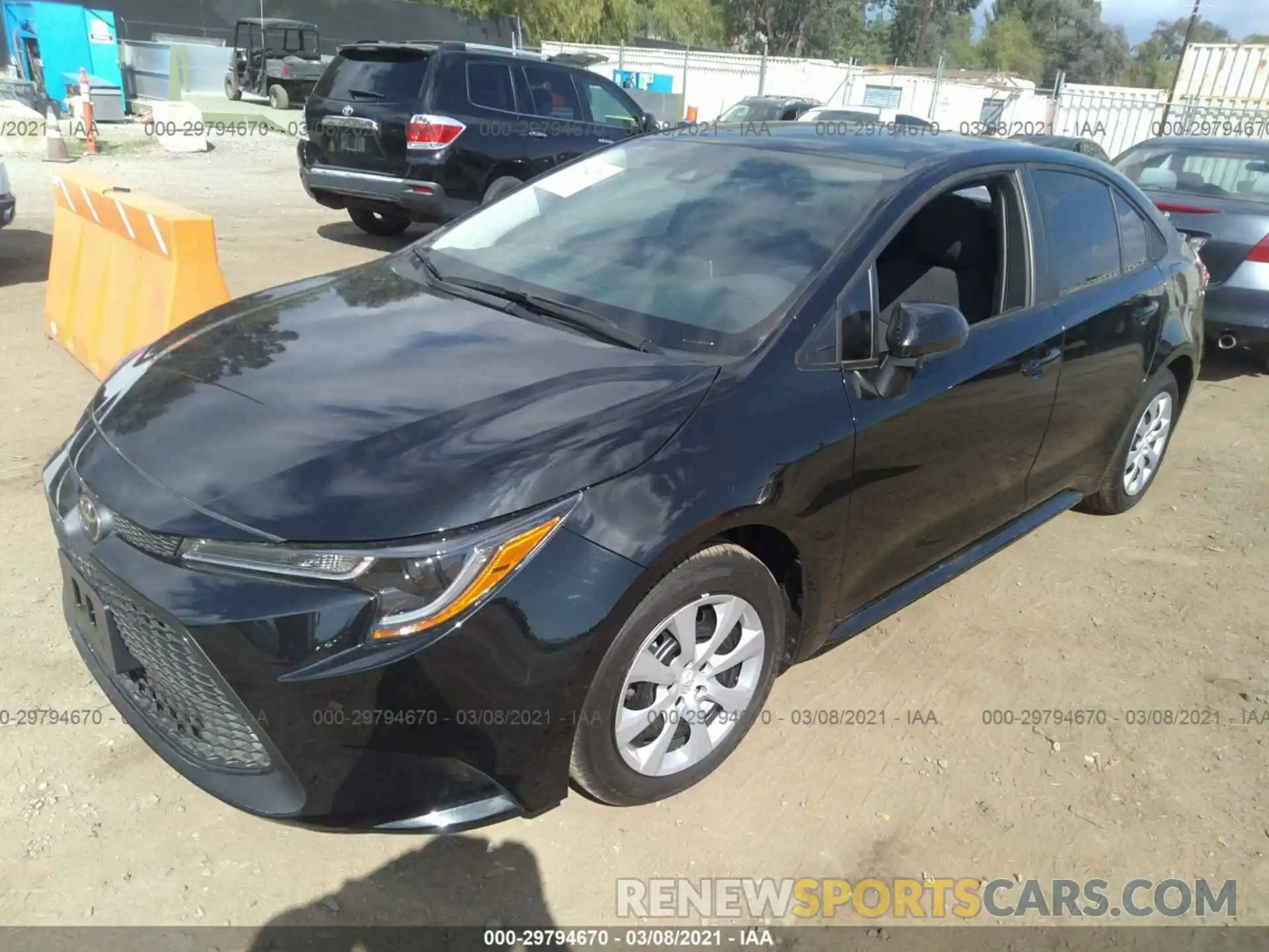 2 Photograph of a damaged car 5YFEPMAE8MP195215 TOYOTA COROLLA 2021