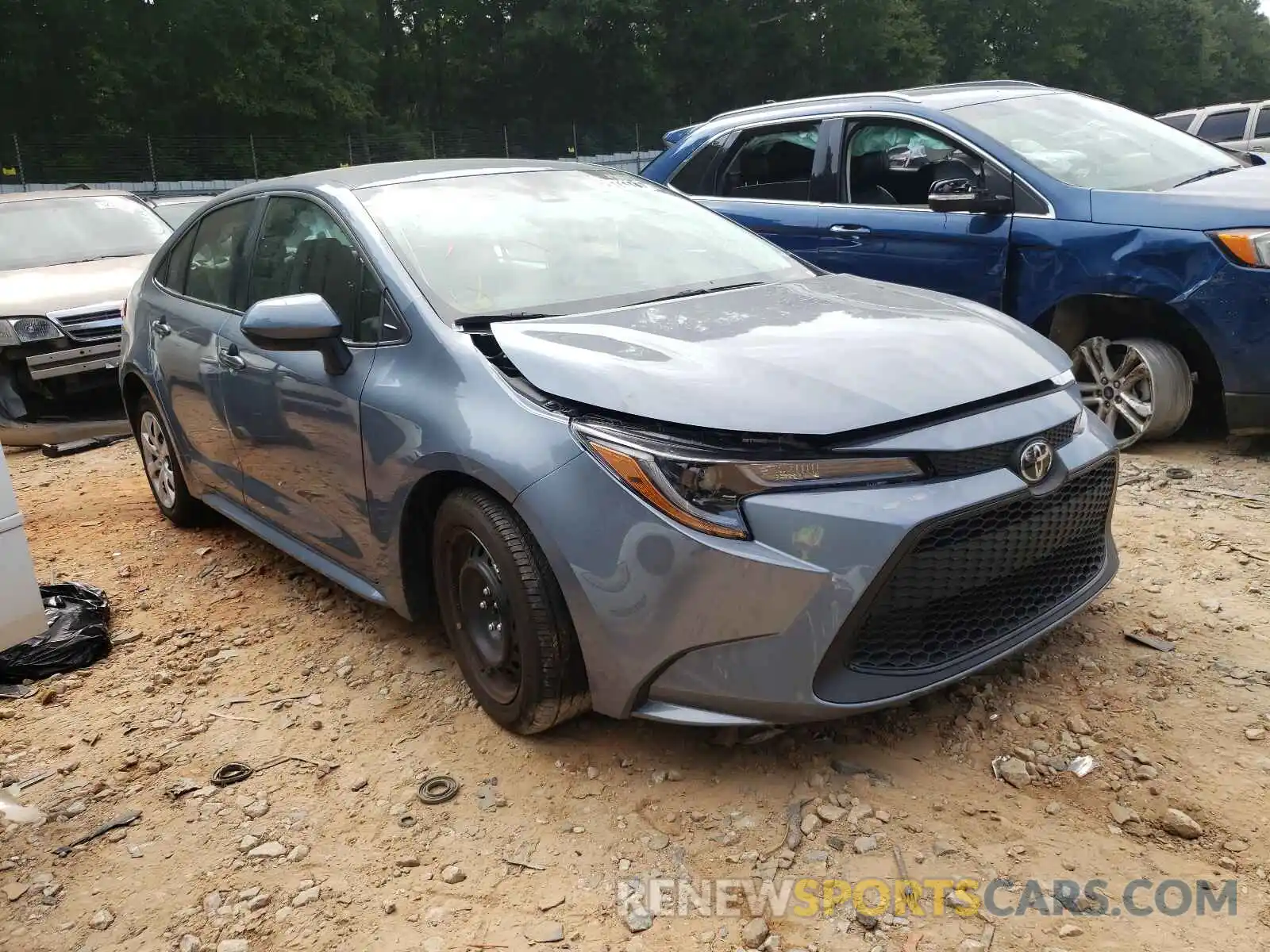 1 Photograph of a damaged car 5YFEPMAE8MP195263 TOYOTA COROLLA 2021