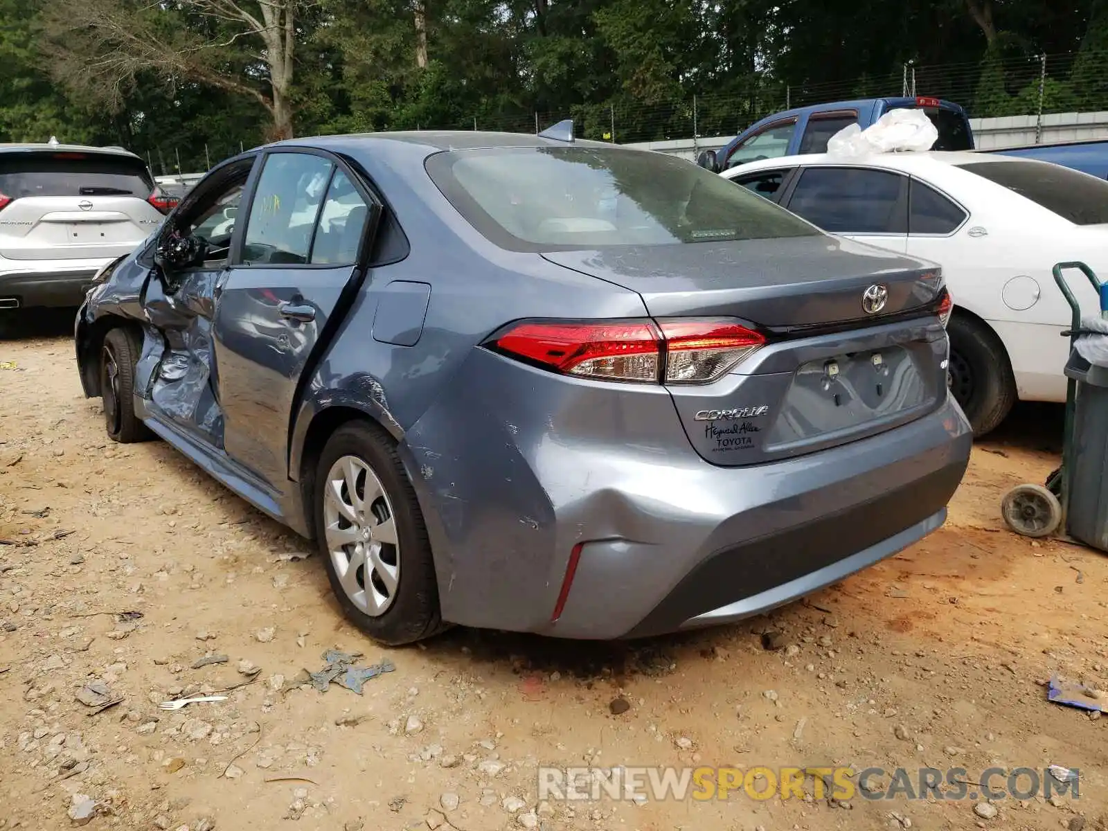 3 Photograph of a damaged car 5YFEPMAE8MP195263 TOYOTA COROLLA 2021