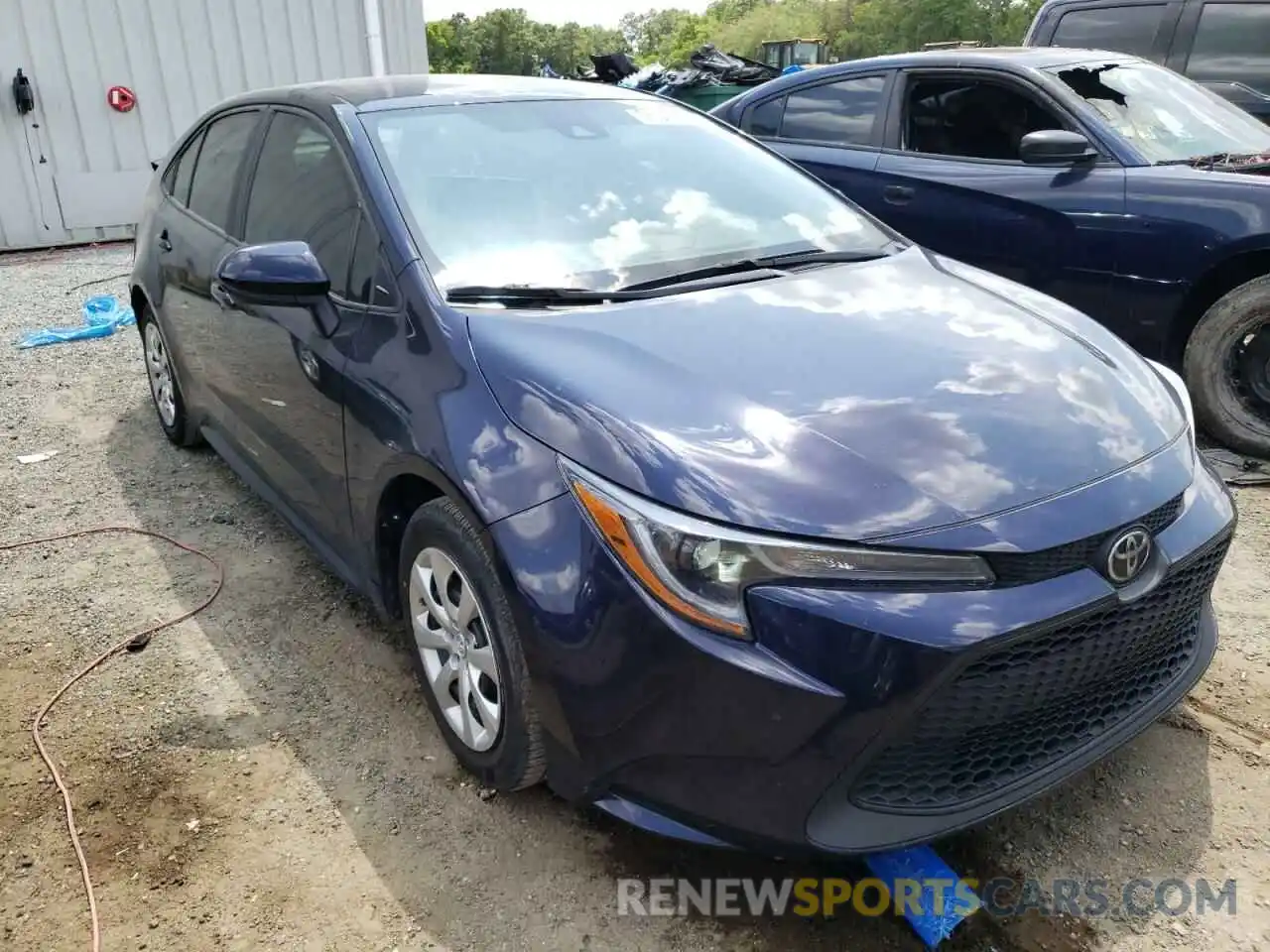 1 Photograph of a damaged car 5YFEPMAE8MP196560 TOYOTA COROLLA 2021